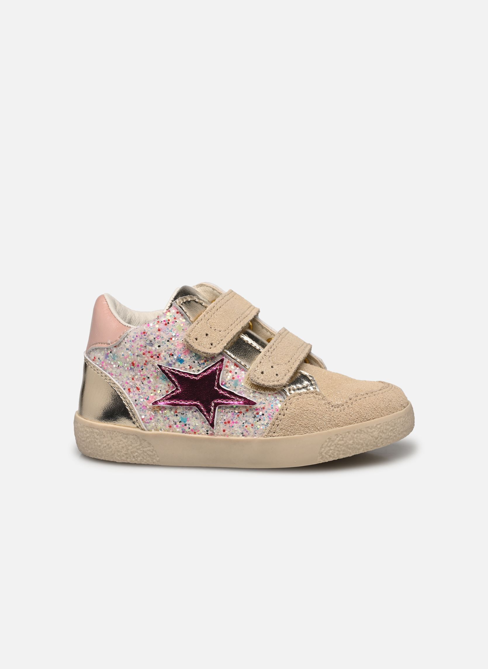 Sneakers basse Alnoite high 2 VL bambina multicolore Naturino Sneakers basse Alnoite high 2 VL bambina multicolore SUEDE GLITTER/GLITTER PLATINUM