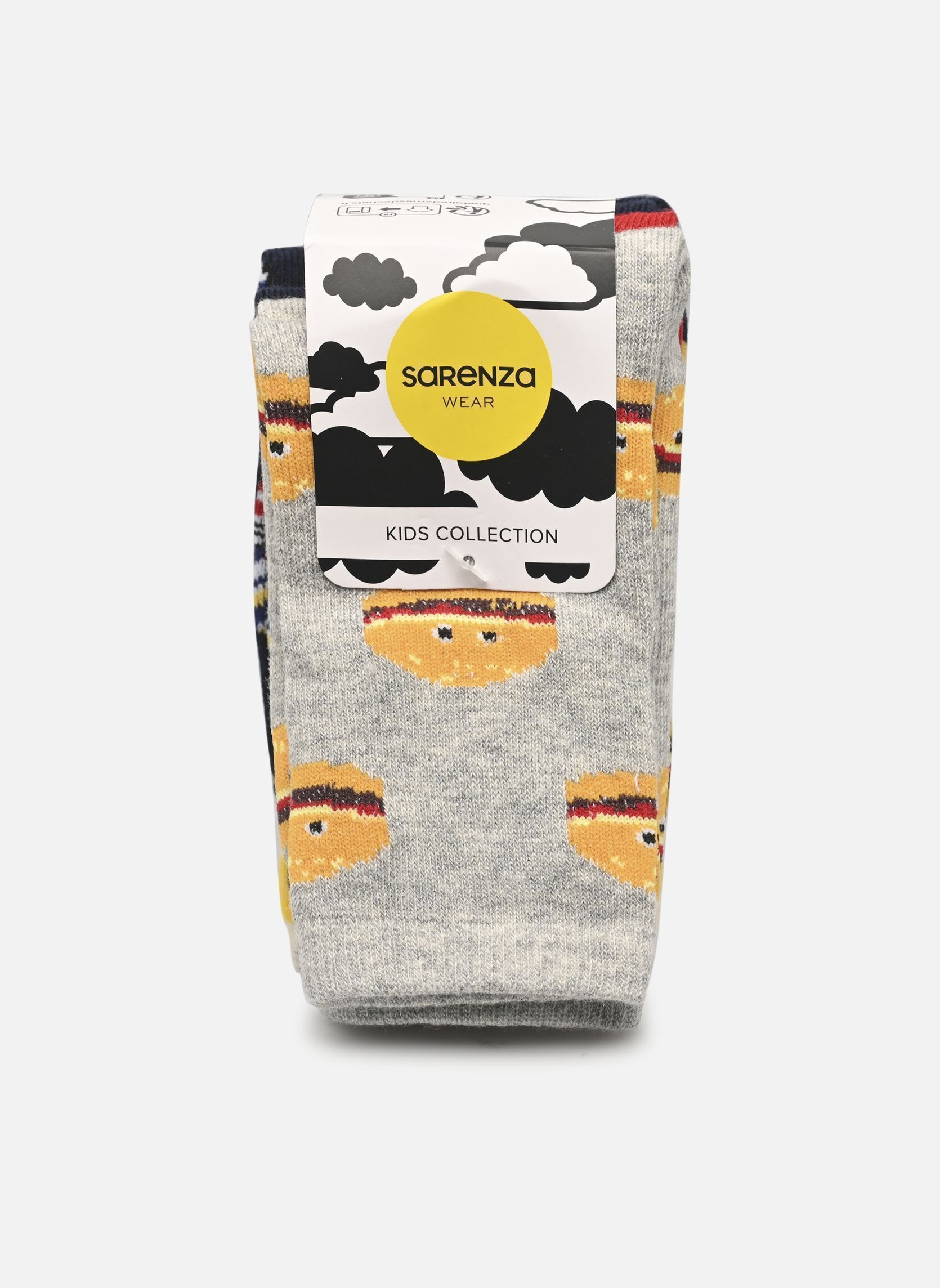 Chaussettes Chaussettes hautes burger garçon noir Sarenza Wear Chaussettes Chaussettes hautes burger garçon noir NOIR