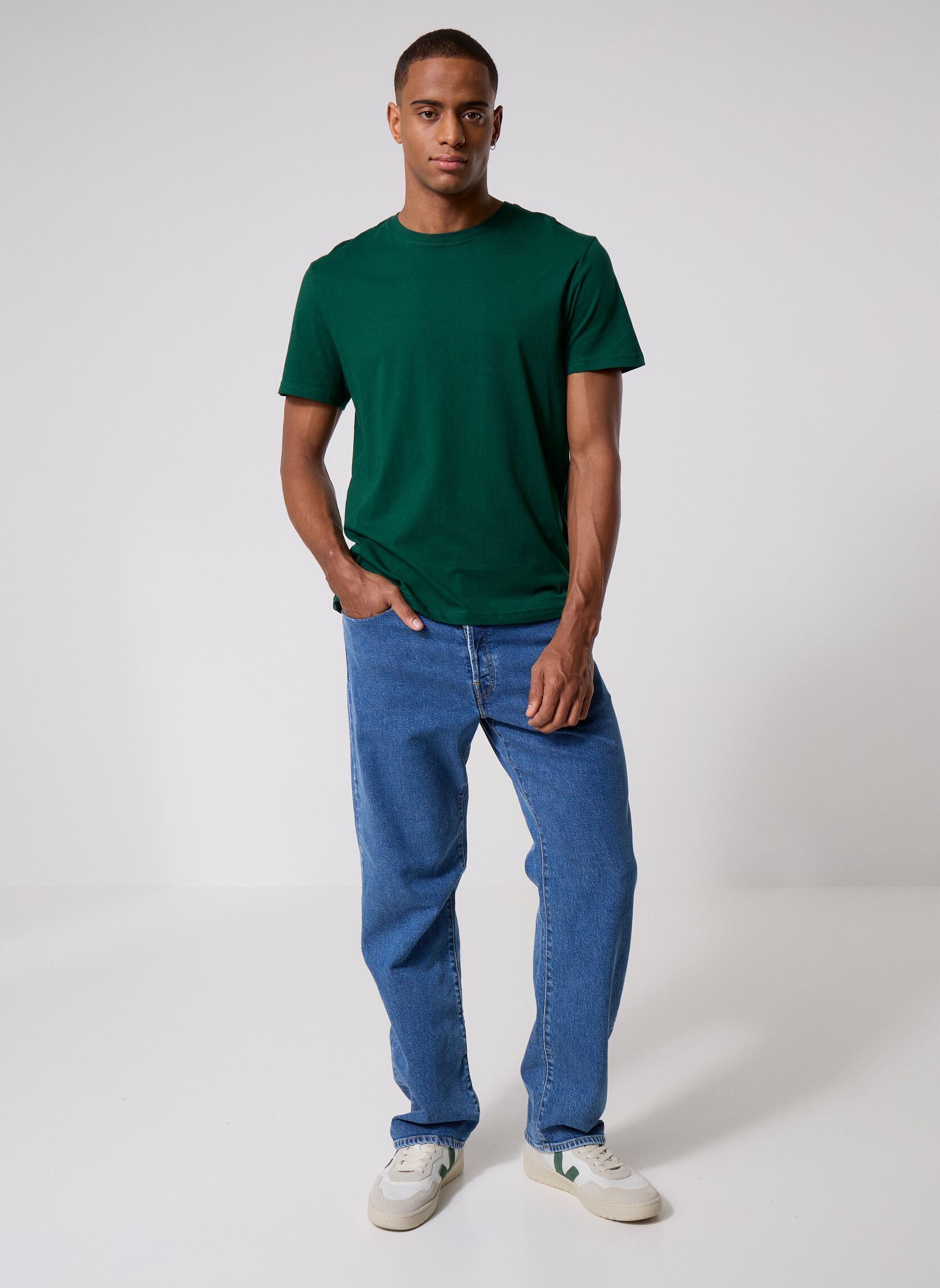 Tee-shirts manches courtes TASKO homme vert MADE BY Tee-shirts manches courtes TASKO homme vert Rain Forest