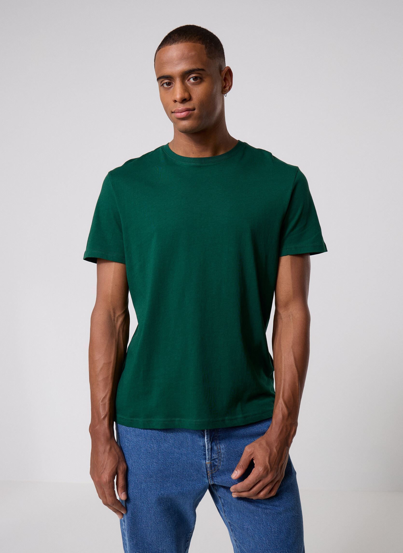 Tee-shirts manches courtes TASKO homme vert MADE BY Tee-shirts manches courtes TASKO homme vert Rain Forest