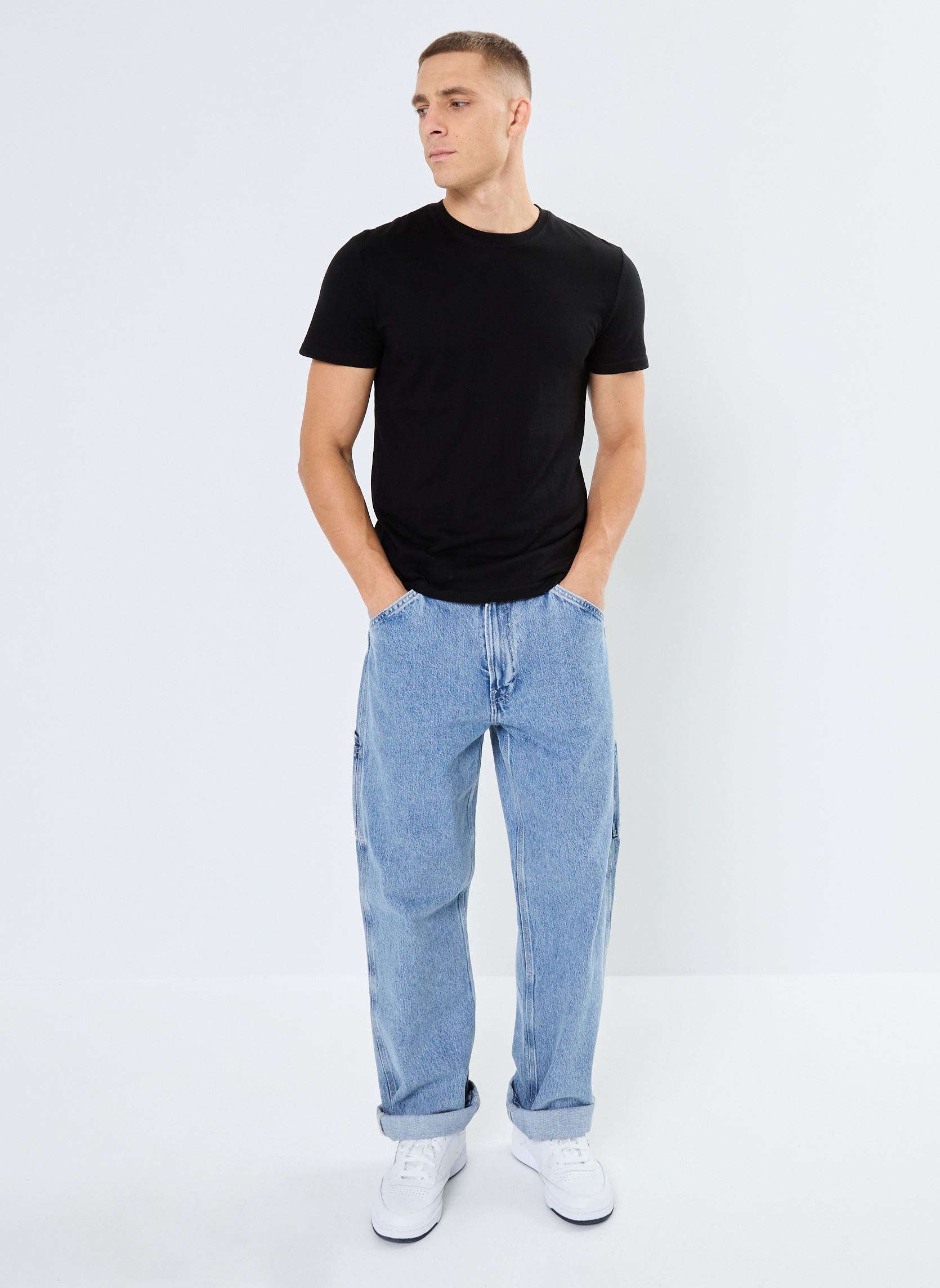 Kurzarm-T-Shirts TASKO herren schwarz MADE BY Kurzarm-T-Shirts TASKO herren schwarz Noir
