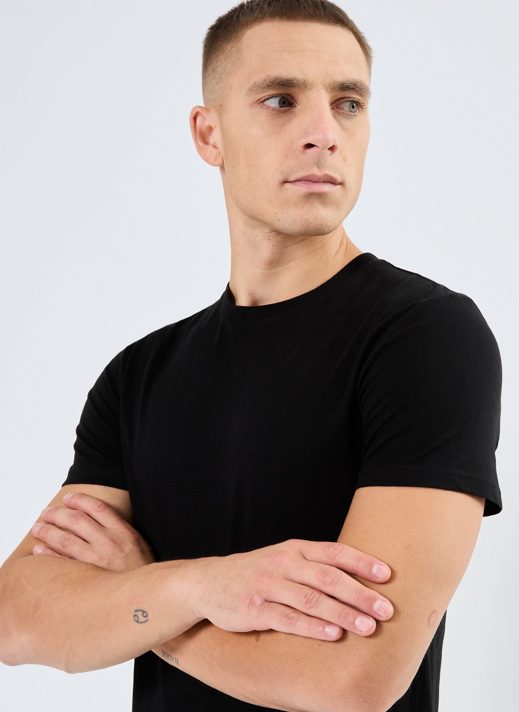 Kurzarm-T-Shirts TASKO herren schwarz MADE BY Kurzarm-T-Shirts TASKO herren schwarz Noir