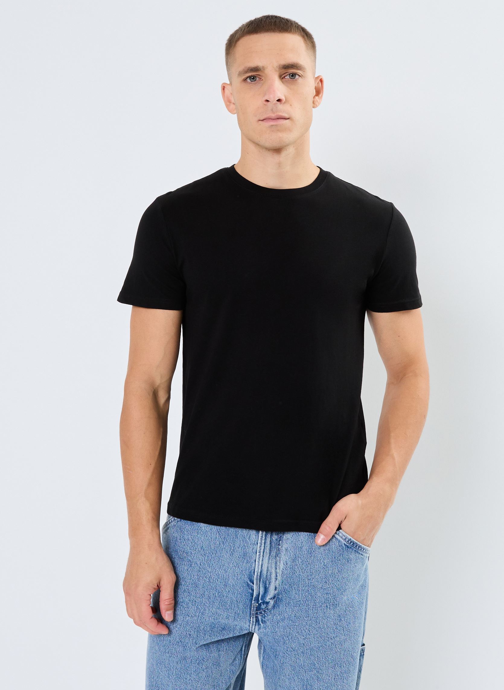 Kurzarm-T-Shirts TASKO herren schwarz MADE BY Kurzarm-T-Shirts TASKO herren schwarz Noir