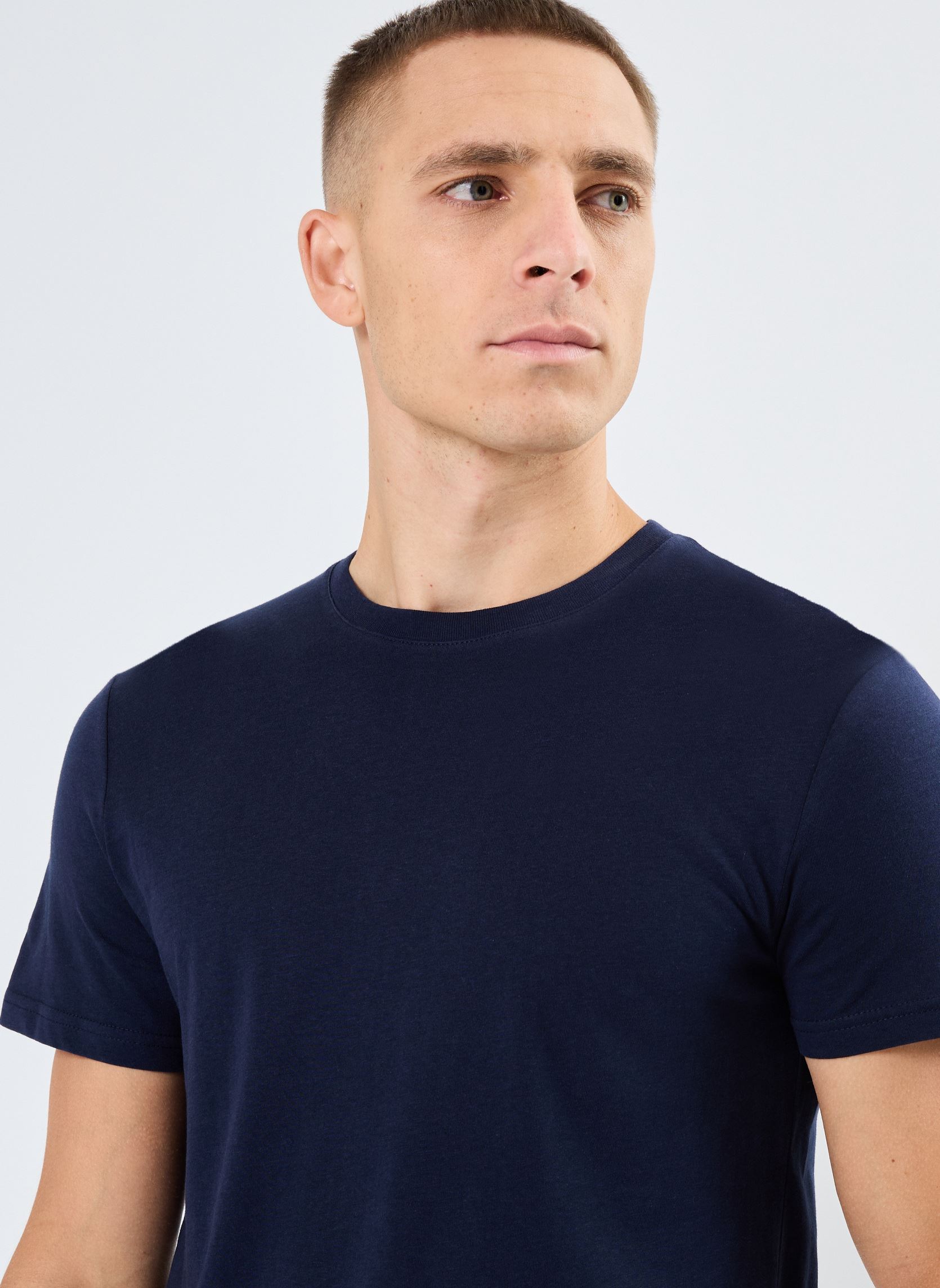 Tee-shirts manches courtes TASKO homme bleu MADE BY Tee-shirts manches courtes TASKO homme bleu Marine