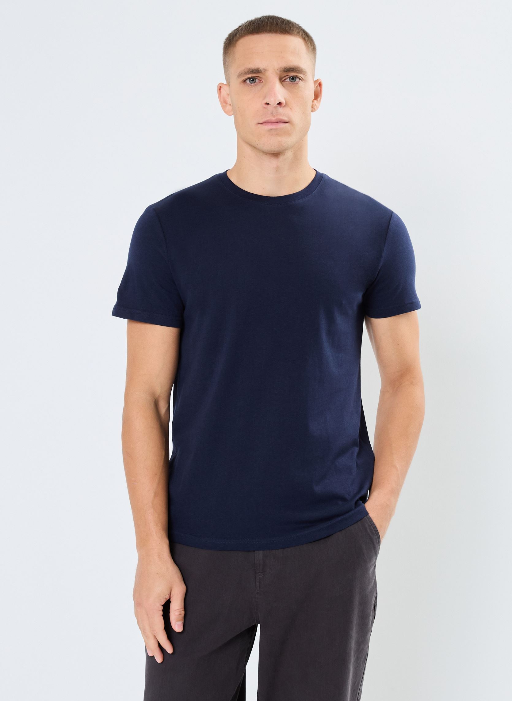 Tee-shirts manches courtes TASKO homme bleu MADE BY Tee-shirts manches courtes TASKO homme bleu Marine