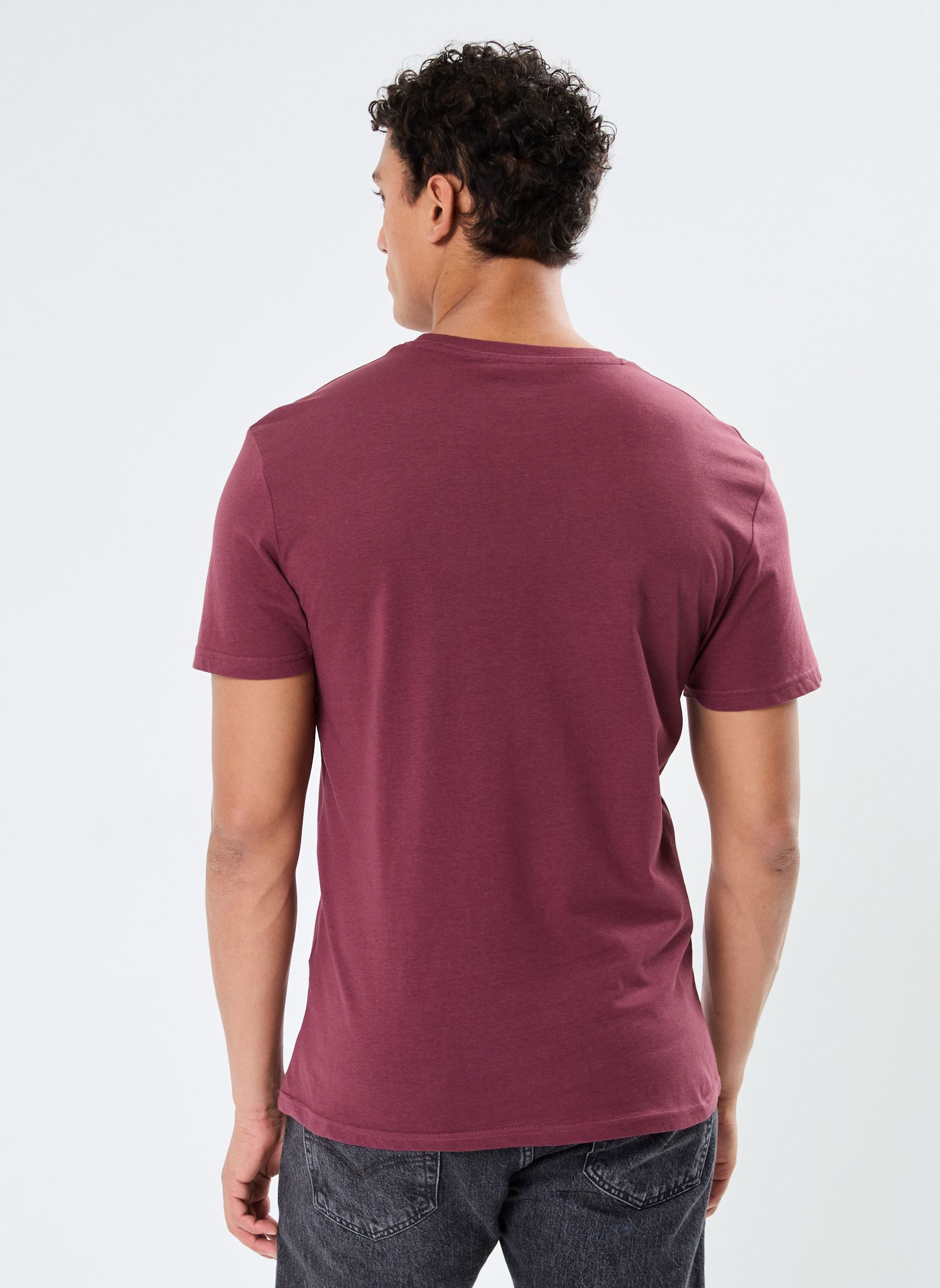 Kurzarm-T-Shirts TASKO herren violett MADE BY Kurzarm-T-Shirts TASKO herren violett VINEYARD WINE