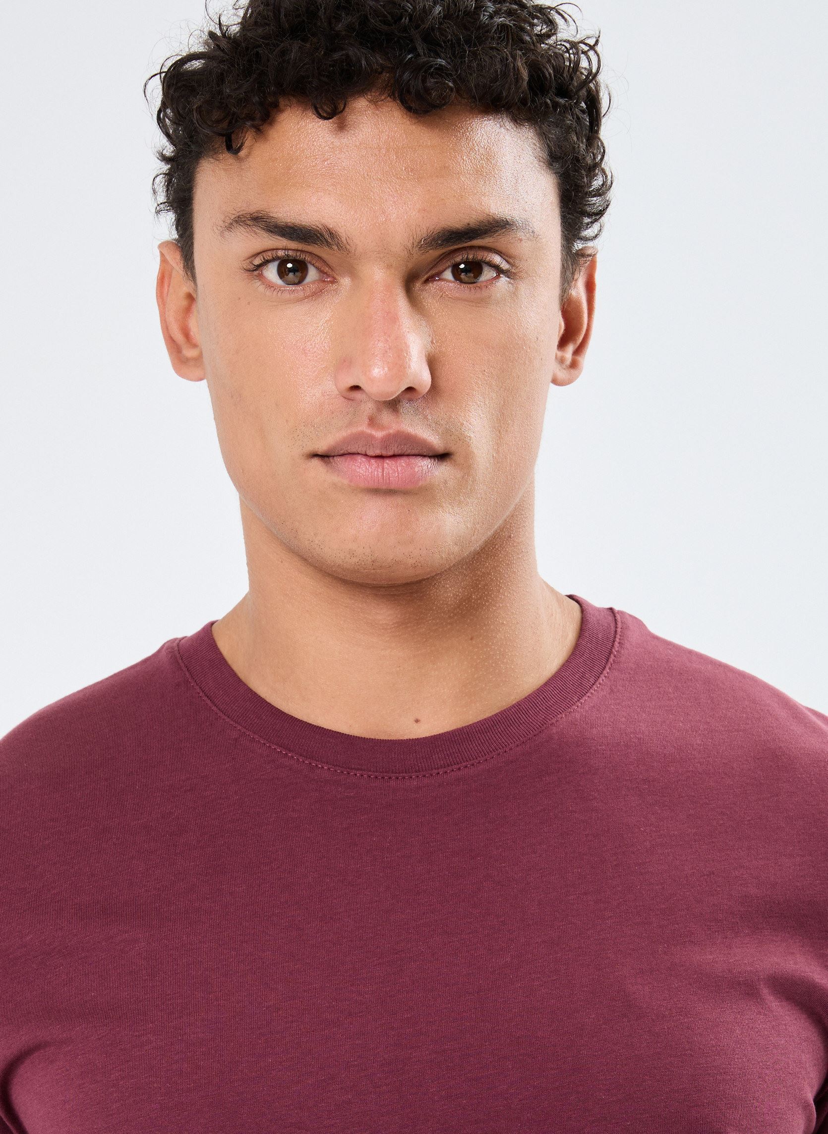 Kurzarm-T-Shirts TASKO herren violett MADE BY Kurzarm-T-Shirts TASKO herren violett VINEYARD WINE