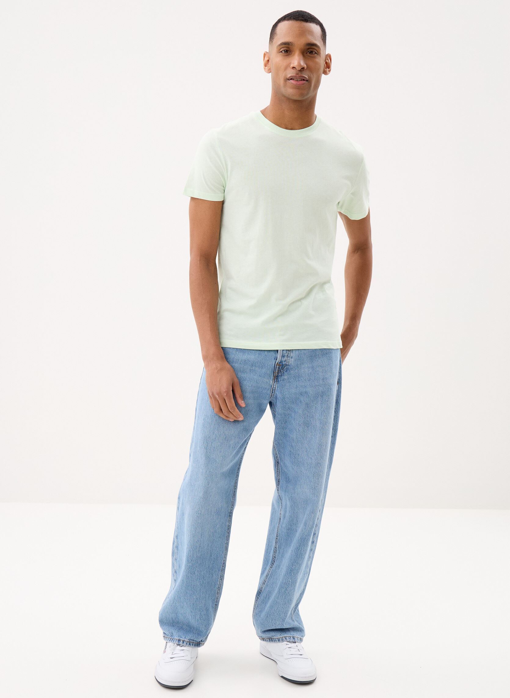 Kurzarm-T-Shirts TASKO herren grün MADE BY Kurzarm-T-Shirts TASKO herren grün DUSTY AQUA