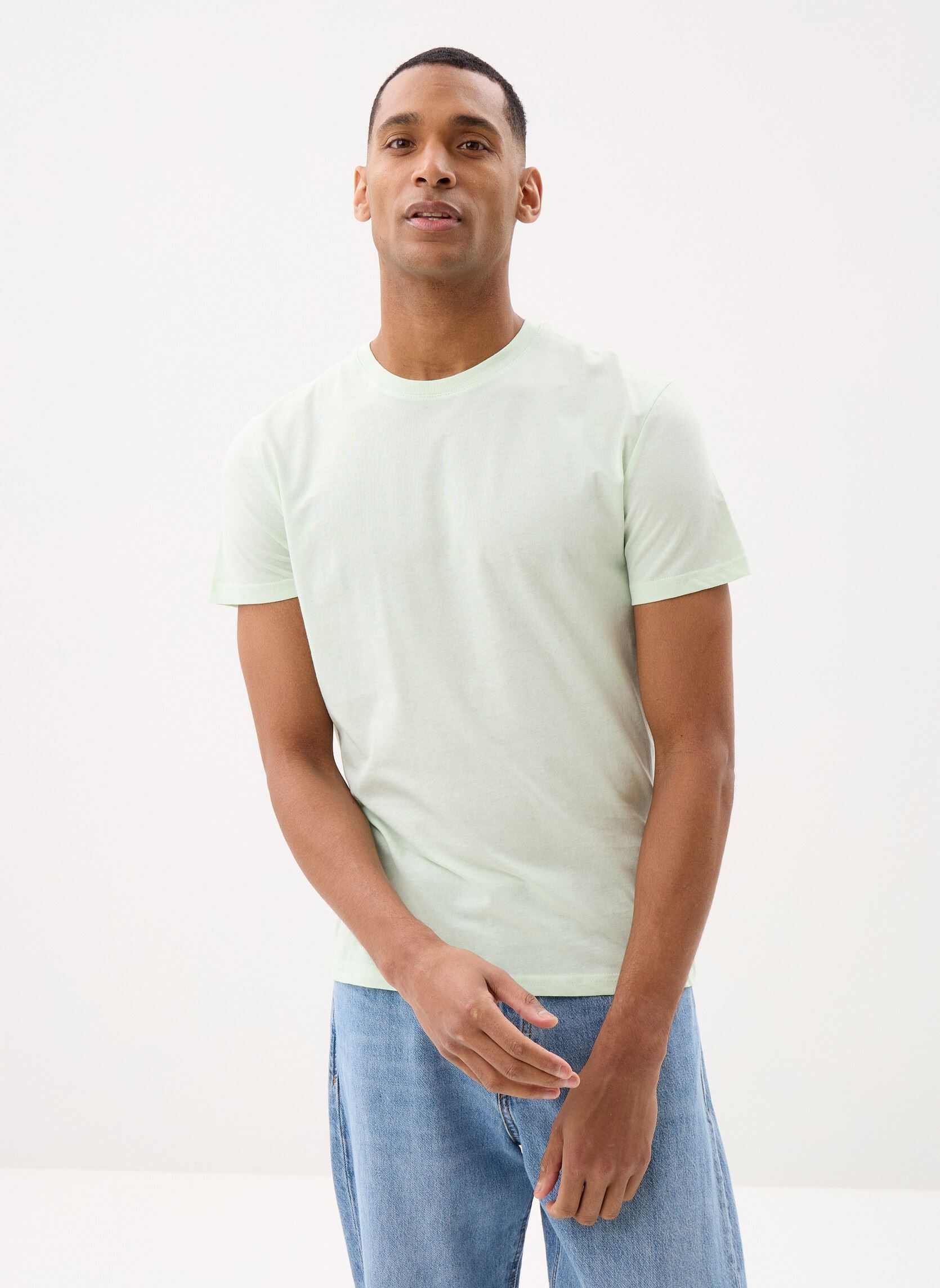 Kurzarm-T-Shirts TASKO herren grün MADE BY Kurzarm-T-Shirts TASKO herren grün DUSTY AQUA