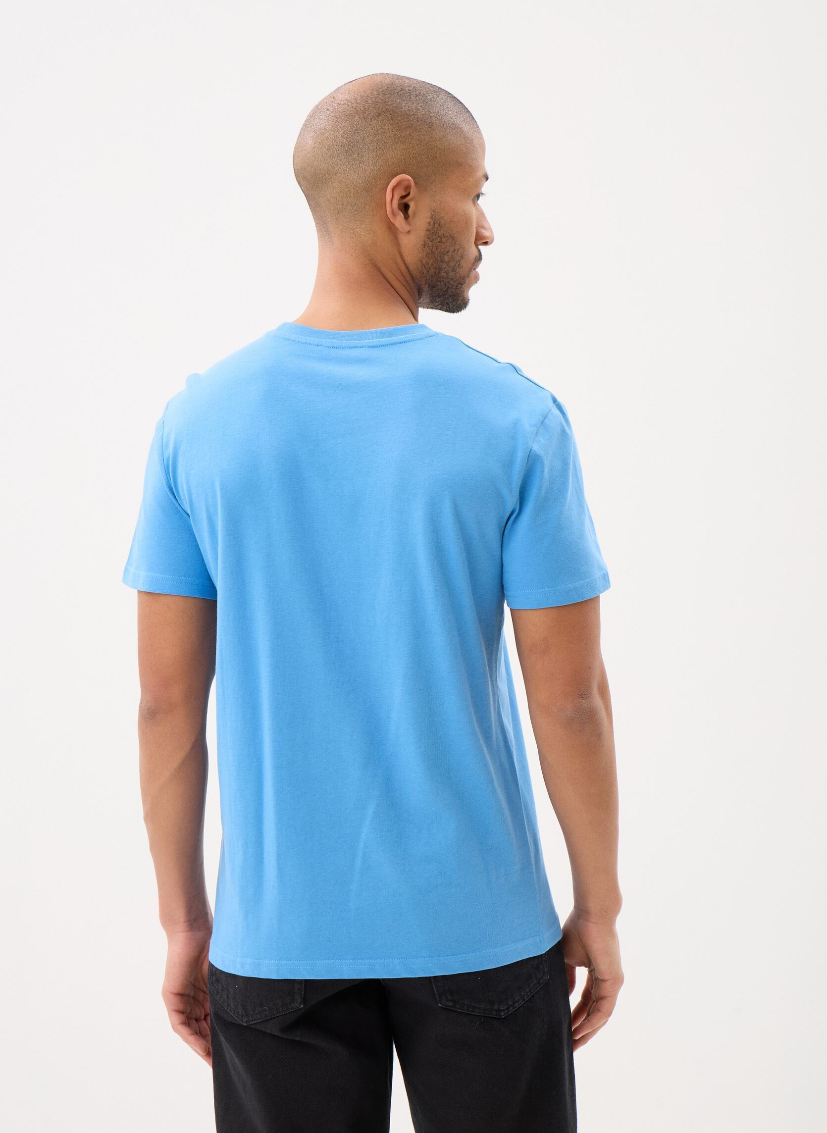 T-shirts met korte mouwen TASKO heren blauw MADE BY T-shirts met korte mouwen TASKO heren blauw Silver Lake Blue