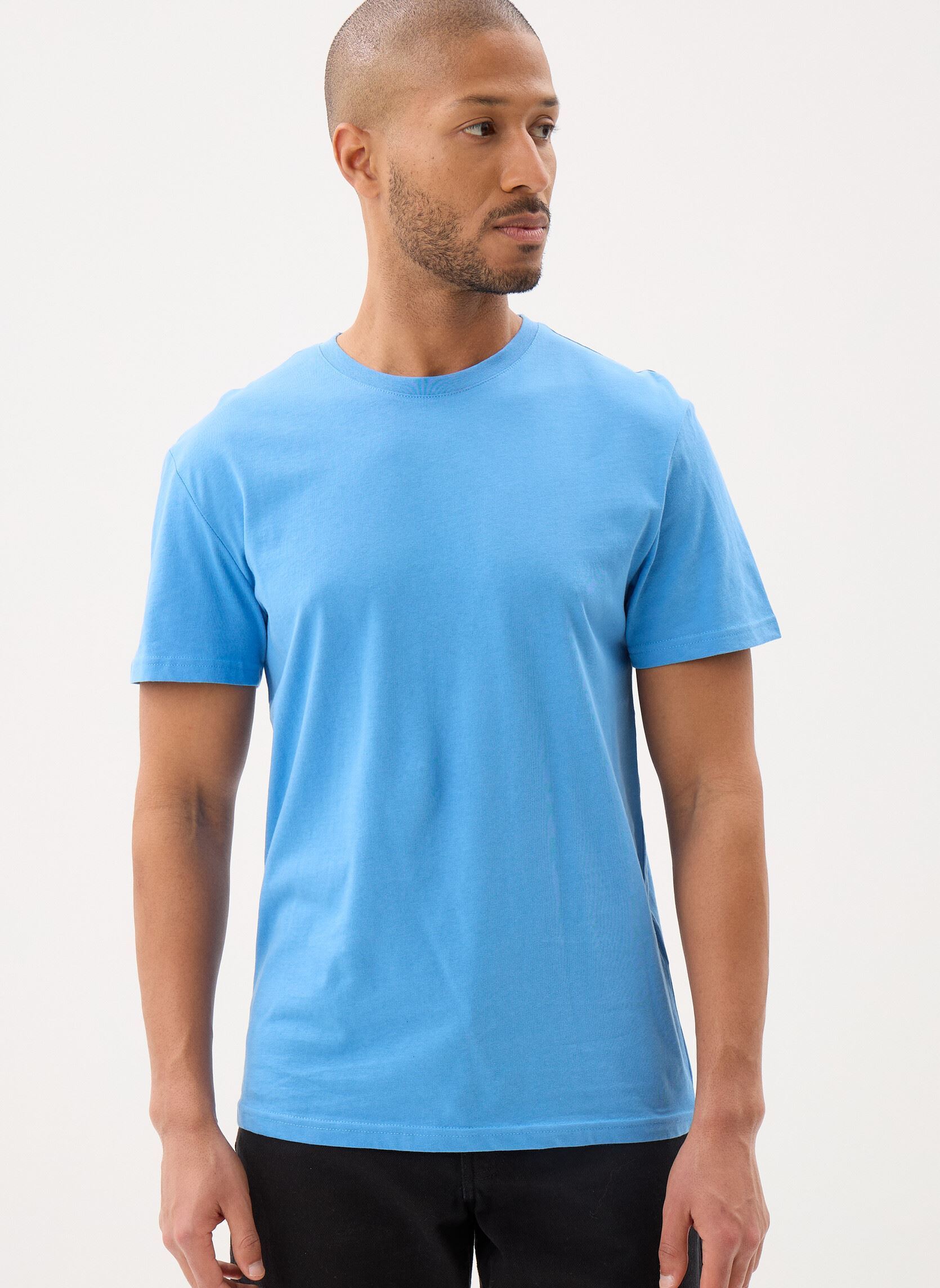 T-shirts met korte mouwen TASKO heren blauw MADE BY T-shirts met korte mouwen TASKO heren blauw Silver Lake Blue