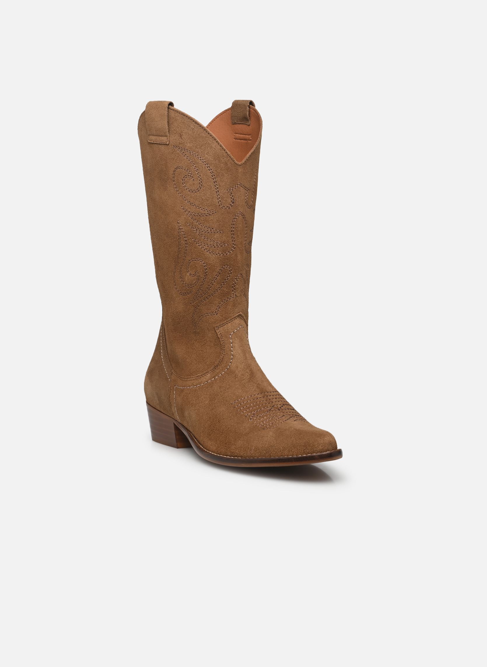 Cowboy-Stiefeletten JANDRA C damen braun Bryan Stepwise Cowboy-Stiefeletten JANDRA C damen braun TABAC