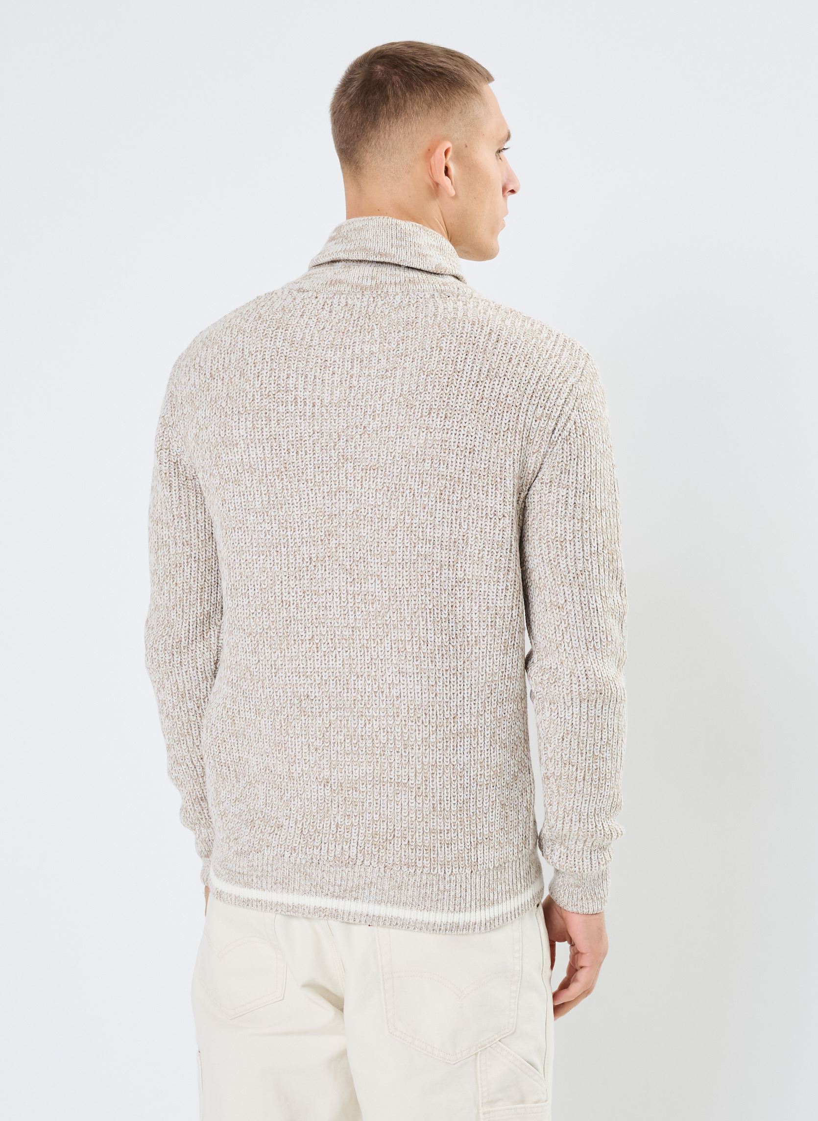 Pullover MAROUANE herren beige MADE BY Pullover MAROUANE herren beige ECRU