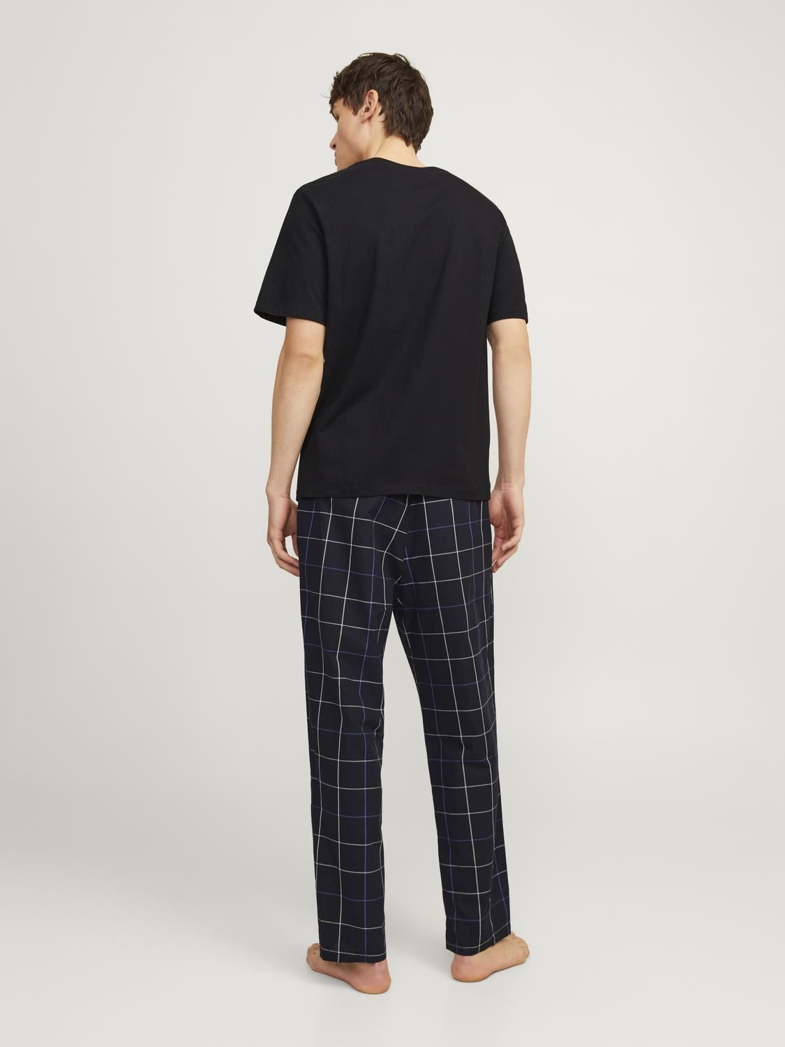 Overige accessoires Jacbasic Tee And Woven Pants Giftbox heren zwart Jack & Jones Overige accessoires Jacbasic Tee And Woven Pants Giftbox heren zwart BLACK