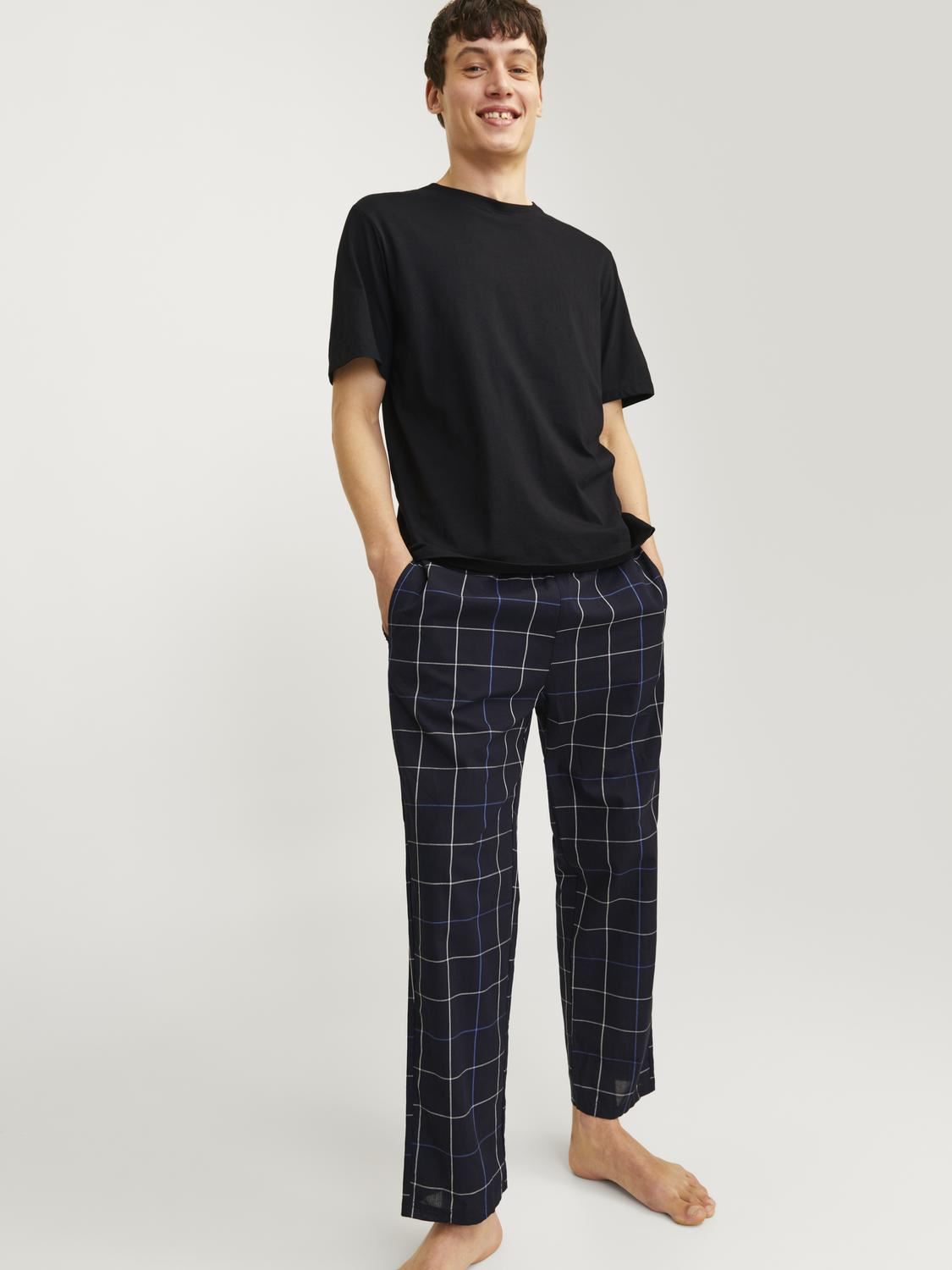Overige accessoires Jacbasic Tee And Woven Pants Giftbox heren zwart Jack & Jones Overige accessoires Jacbasic Tee And Woven Pants Giftbox heren zwart BLACK