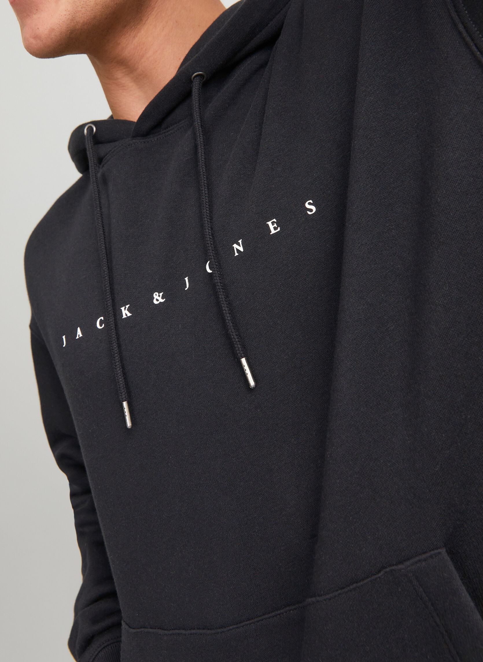 Sweats à capuche Jjester Jj Sweat Hood Noos homme noir Jack & Jones Sweats à capuche Jjester Jj Sweat Hood Noos homme noir BLACK