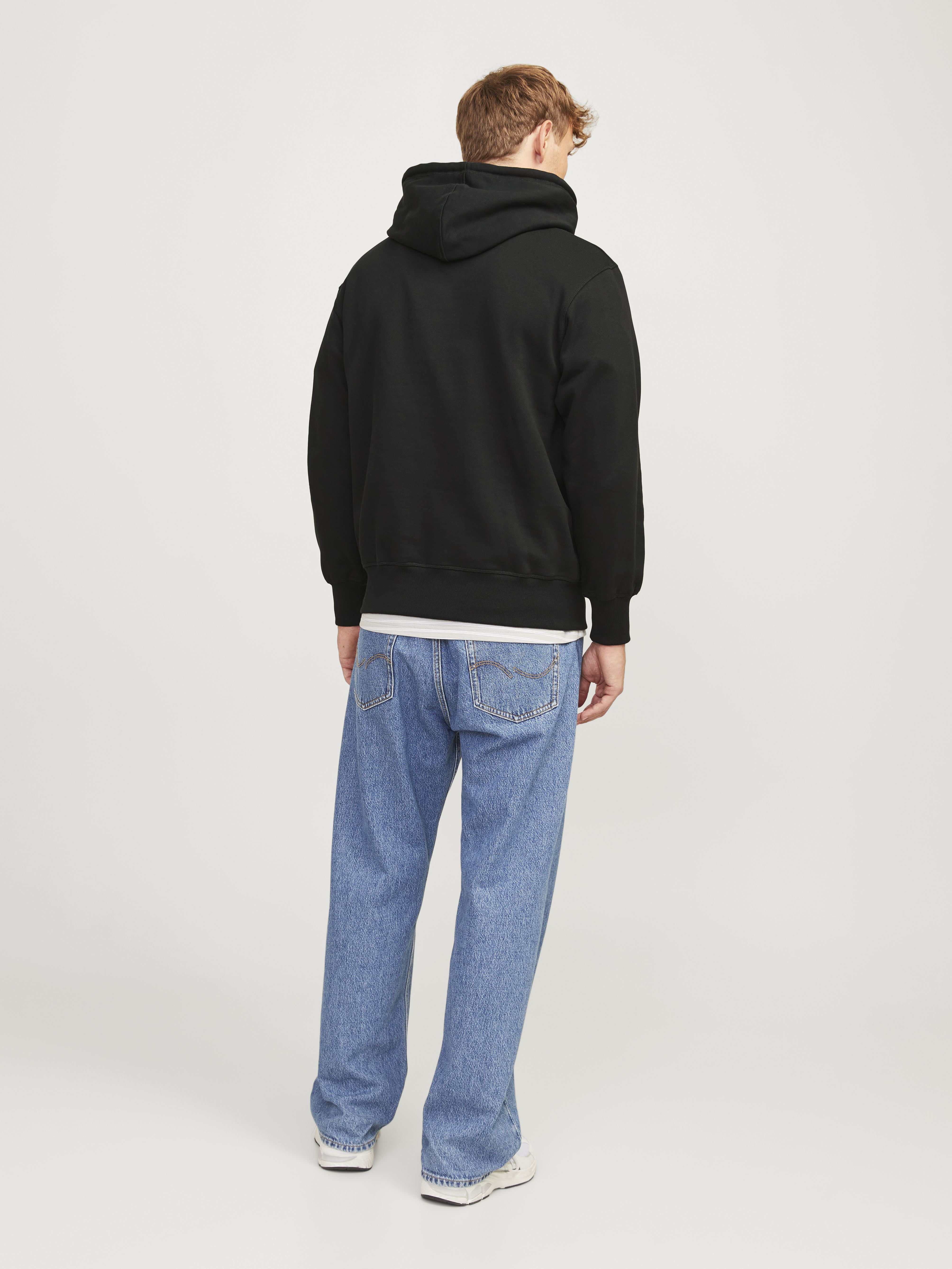 Sweatshirts Jofrederiksberg Sweat Hood Sn herren schwarz Jack & Jones Sweatshirts Jofrederiksberg Sweat Hood Sn herren schwarz BLACK