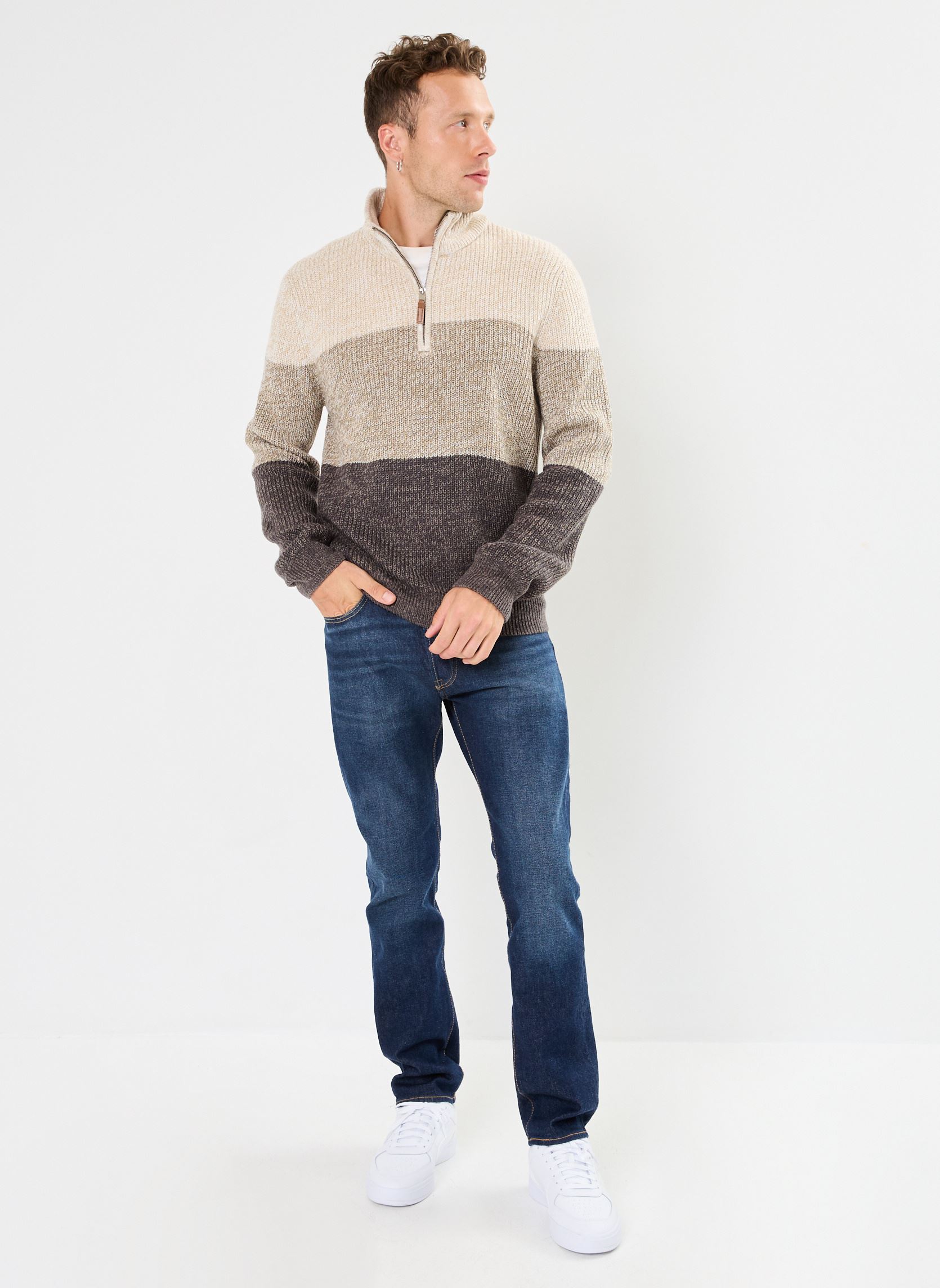 Pulls MONVERT homme vert MADE BY Pulls MONVERT homme vert DEEP LICHEN GREEN