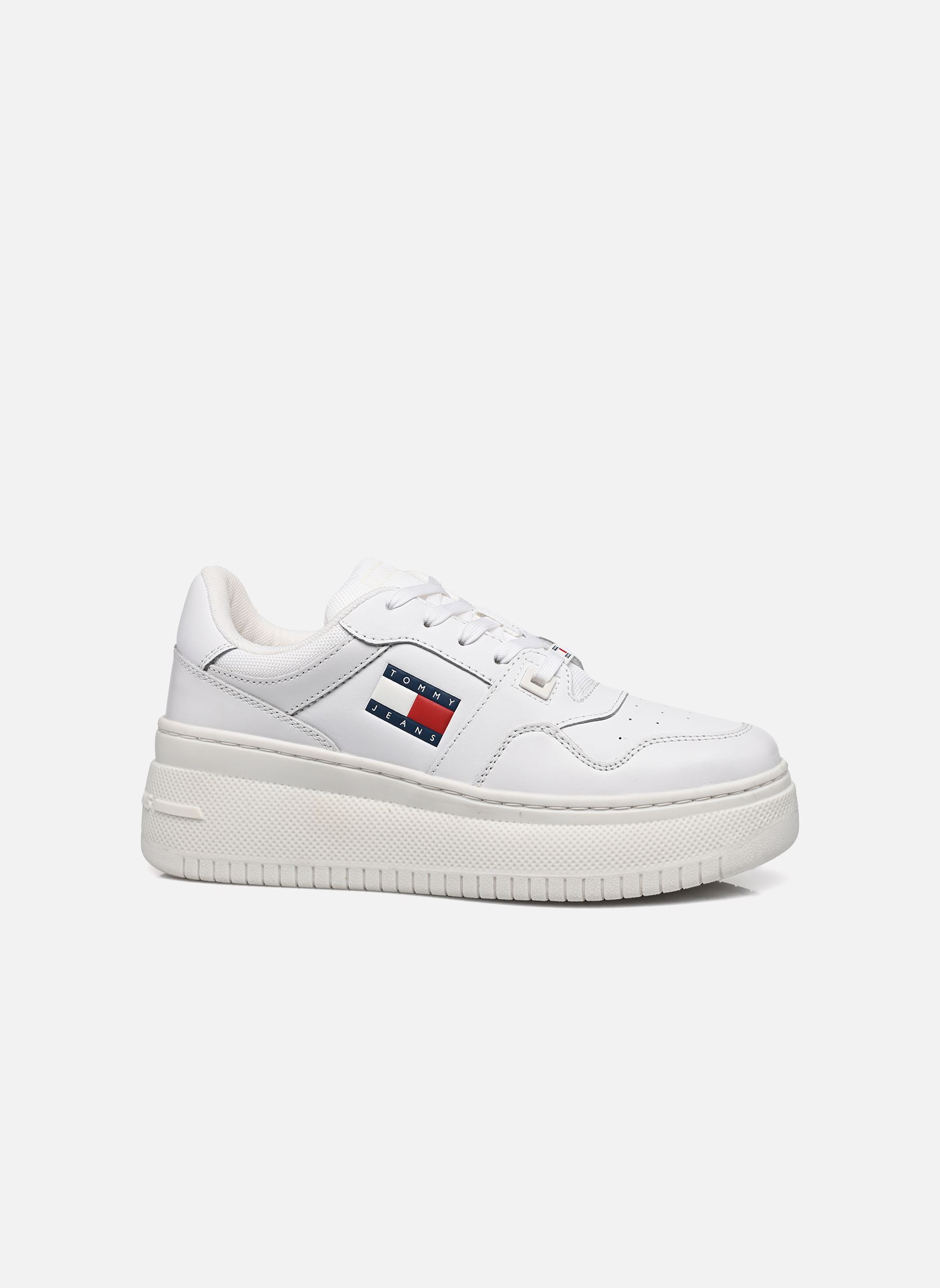 Sneaker TJW RETRO BASKET FLATFORM ESS damen weiß Tommy Jeans Sneaker TJW RETRO BASKET FLATFORM ESS damen weiß WHITE