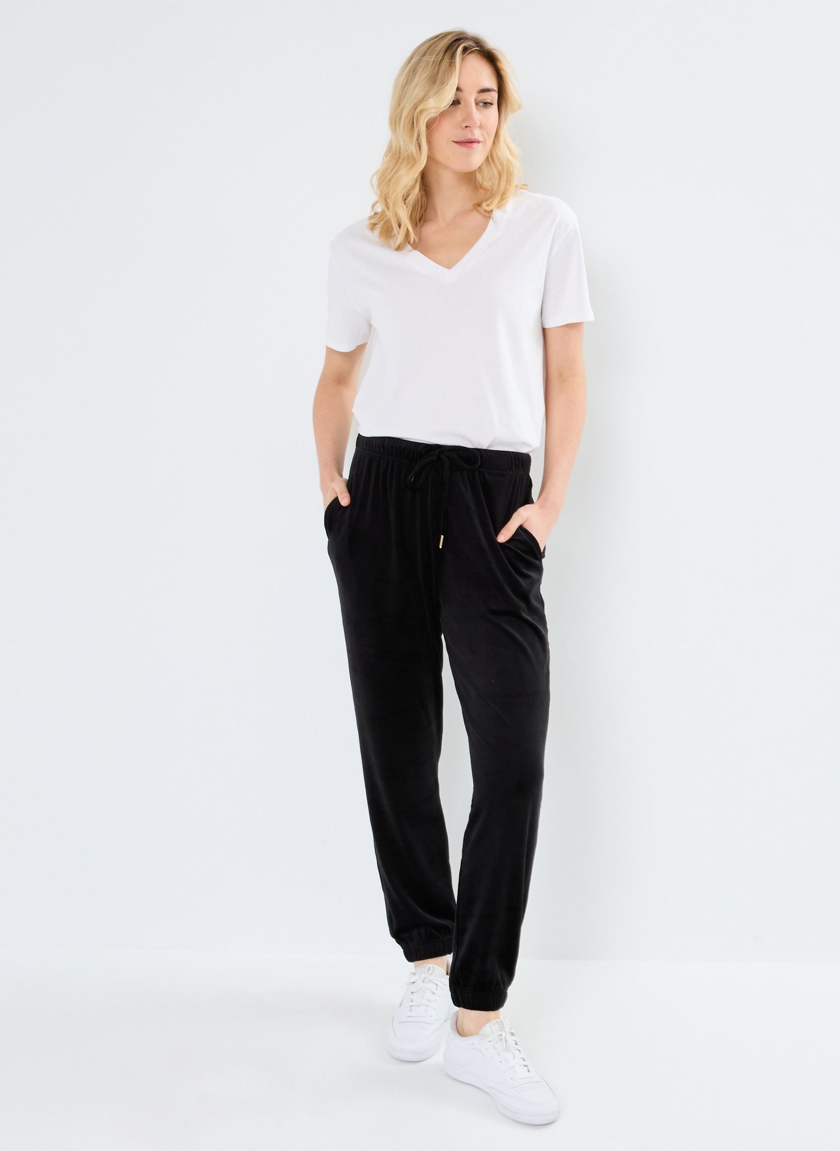Jogginghosen Pcsilli Hw Velvet Sweat Pants Fc Bc damen schwarz Pieces Jogginghosen Pcsilli Hw Velvet Sweat Pants Fc Bc damen schwarz BLACK