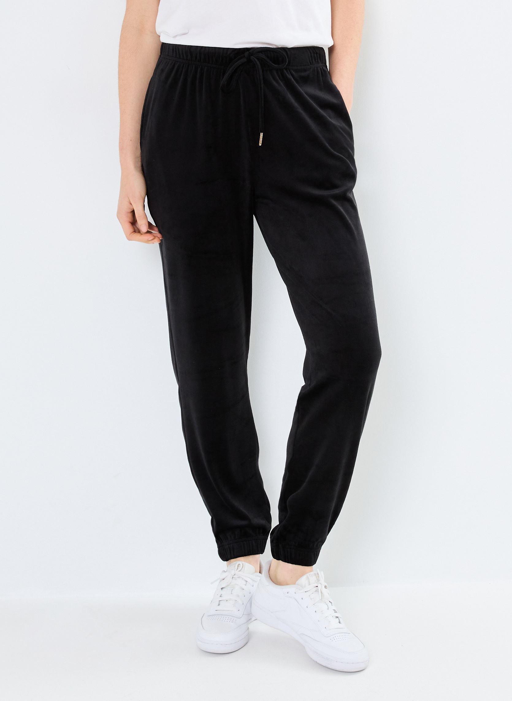 Jogginghosen Pcsilli Hw Velvet Sweat Pants Fc Bc damen schwarz Pieces Jogginghosen Pcsilli Hw Velvet Sweat Pants Fc Bc damen schwarz BLACK