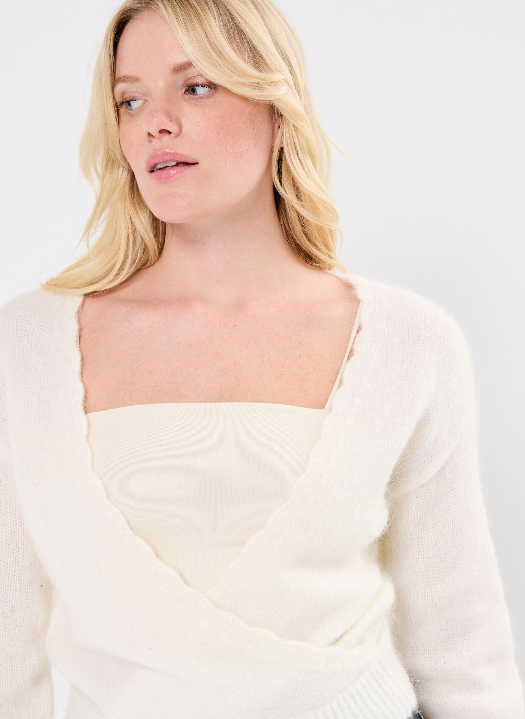 Pullover Chleo 74303 damen weiß ARTLOVE Pullover Chleo 74303 damen weiß CREAM
