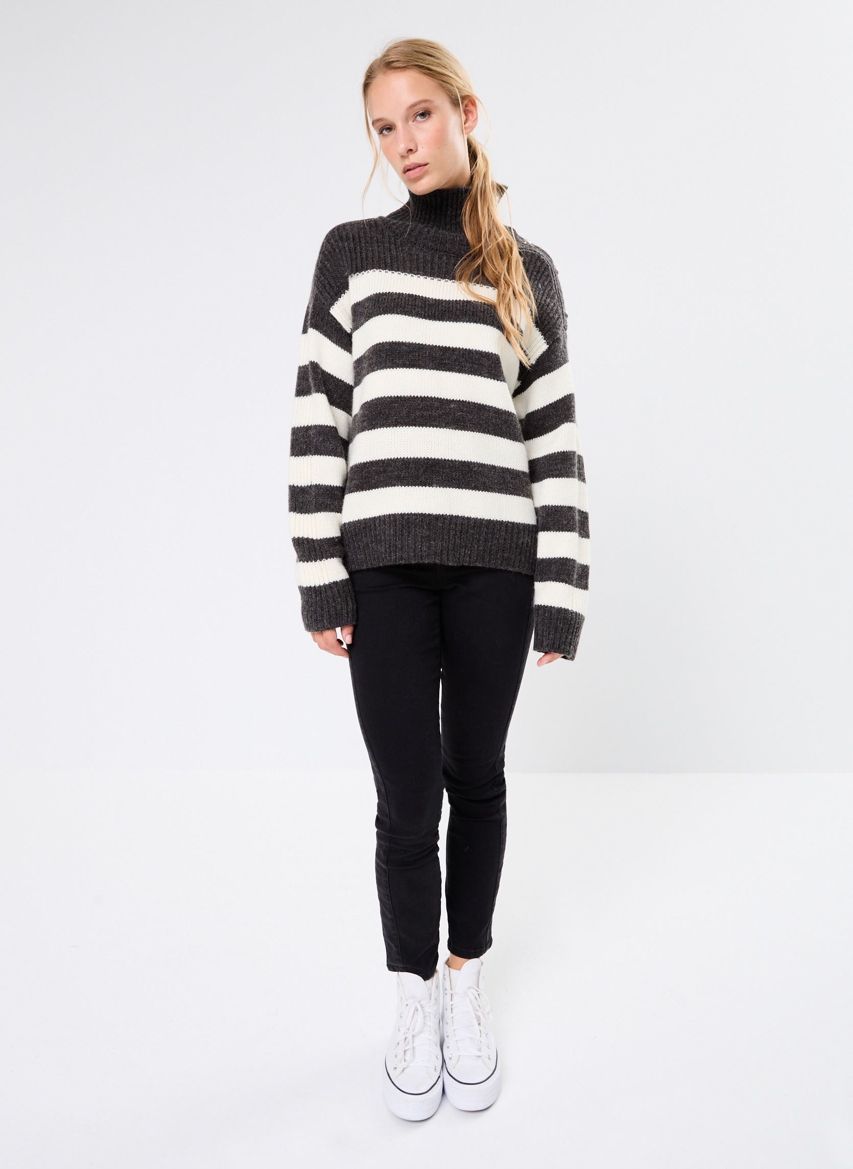 Pullover Rosa damen grau ARTLOVE Pullover Rosa damen grau D-Gray