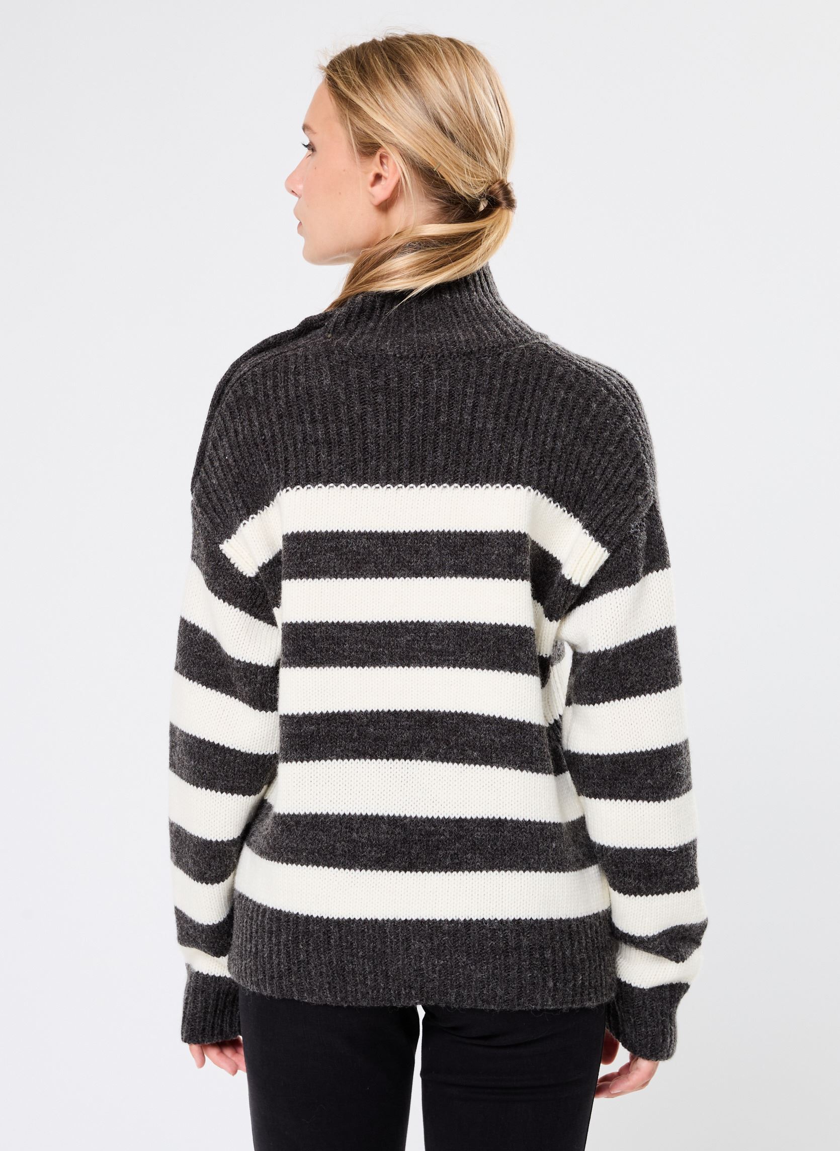 Pullover Rosa damen grau ARTLOVE Pullover Rosa damen grau D-Gray