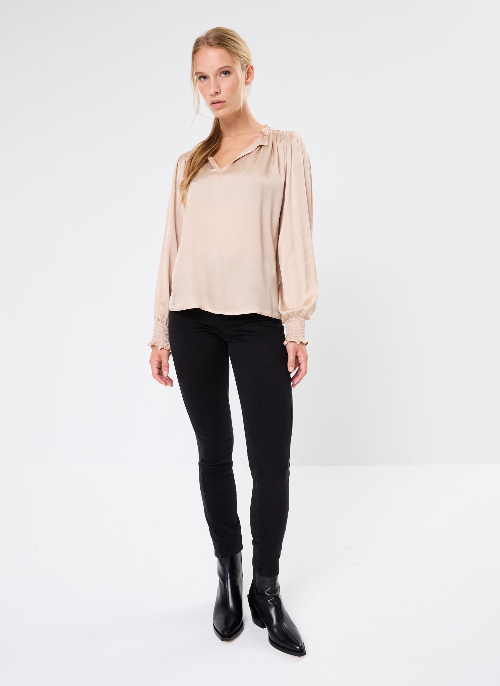 Blusen Eya damen beige ARTLOVE Blusen Eya damen beige Beige