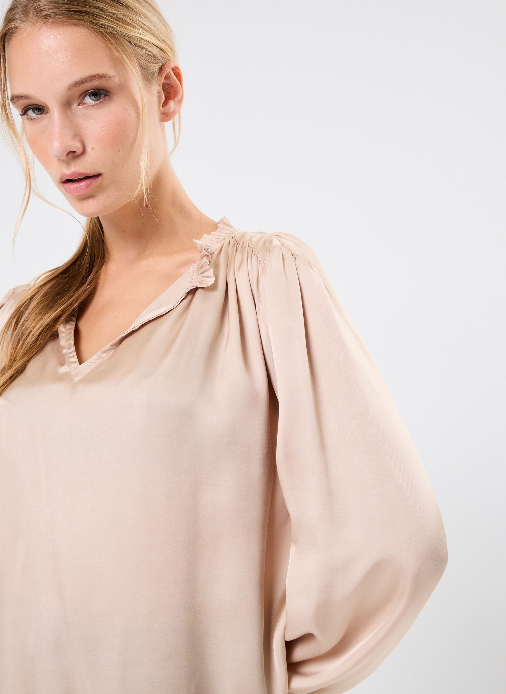 Blusen Eya damen beige ARTLOVE Blusen Eya damen beige Beige
