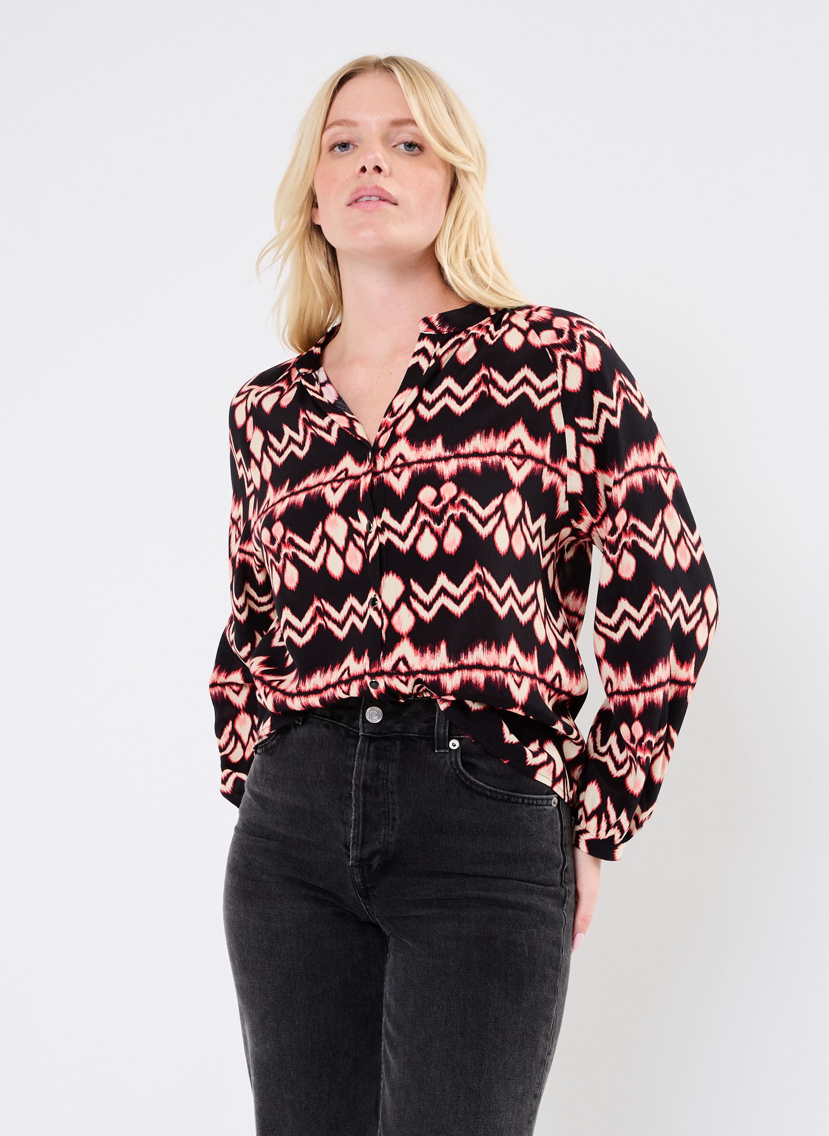 Langarm-Hemden Laurelenn damen schwarz ARTLOVE Langarm-Hemden Laurelenn damen schwarz Black
