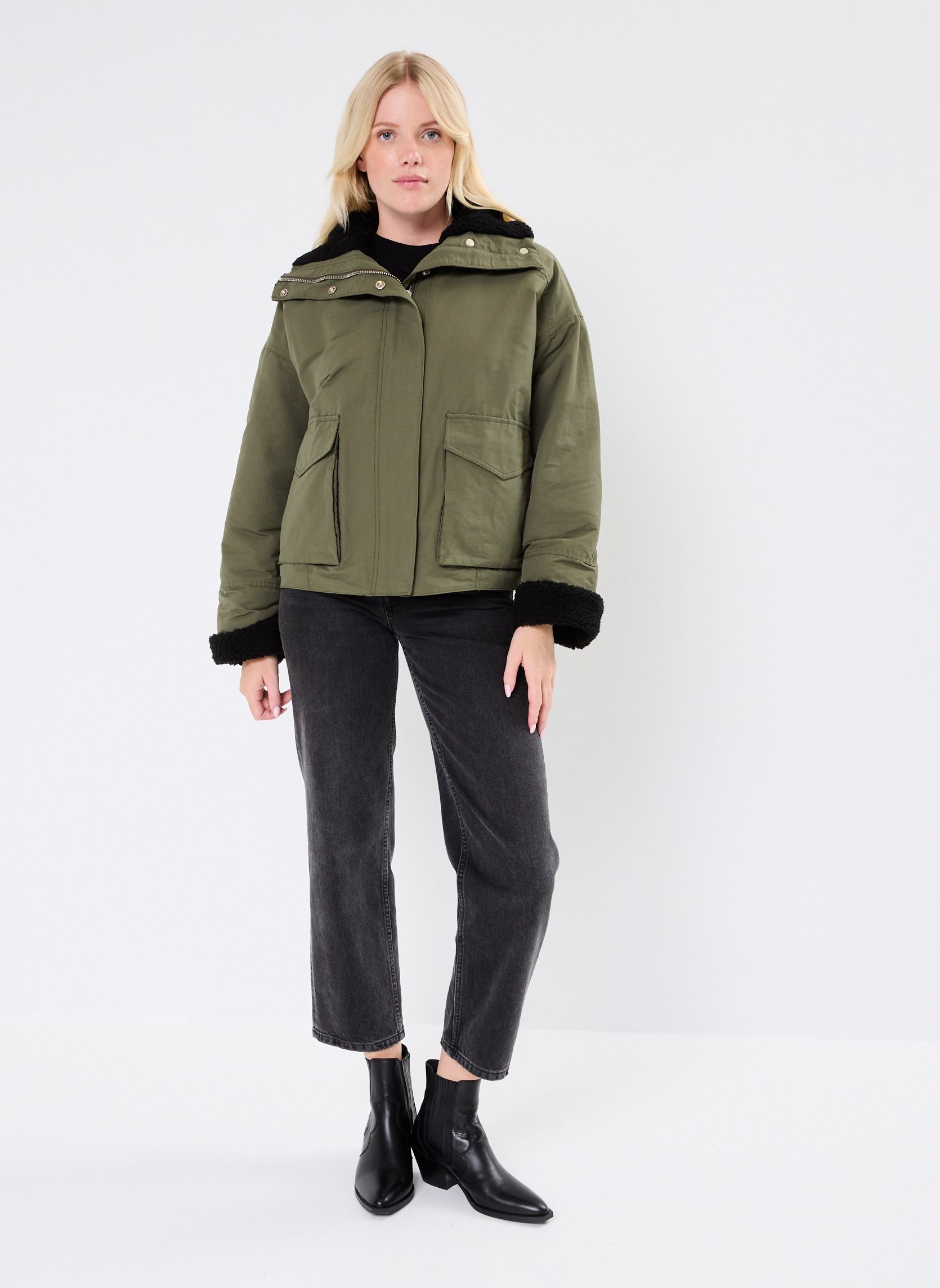 Mäntel Caterina damen grün ARTLOVE Mäntel Caterina damen grün khaki