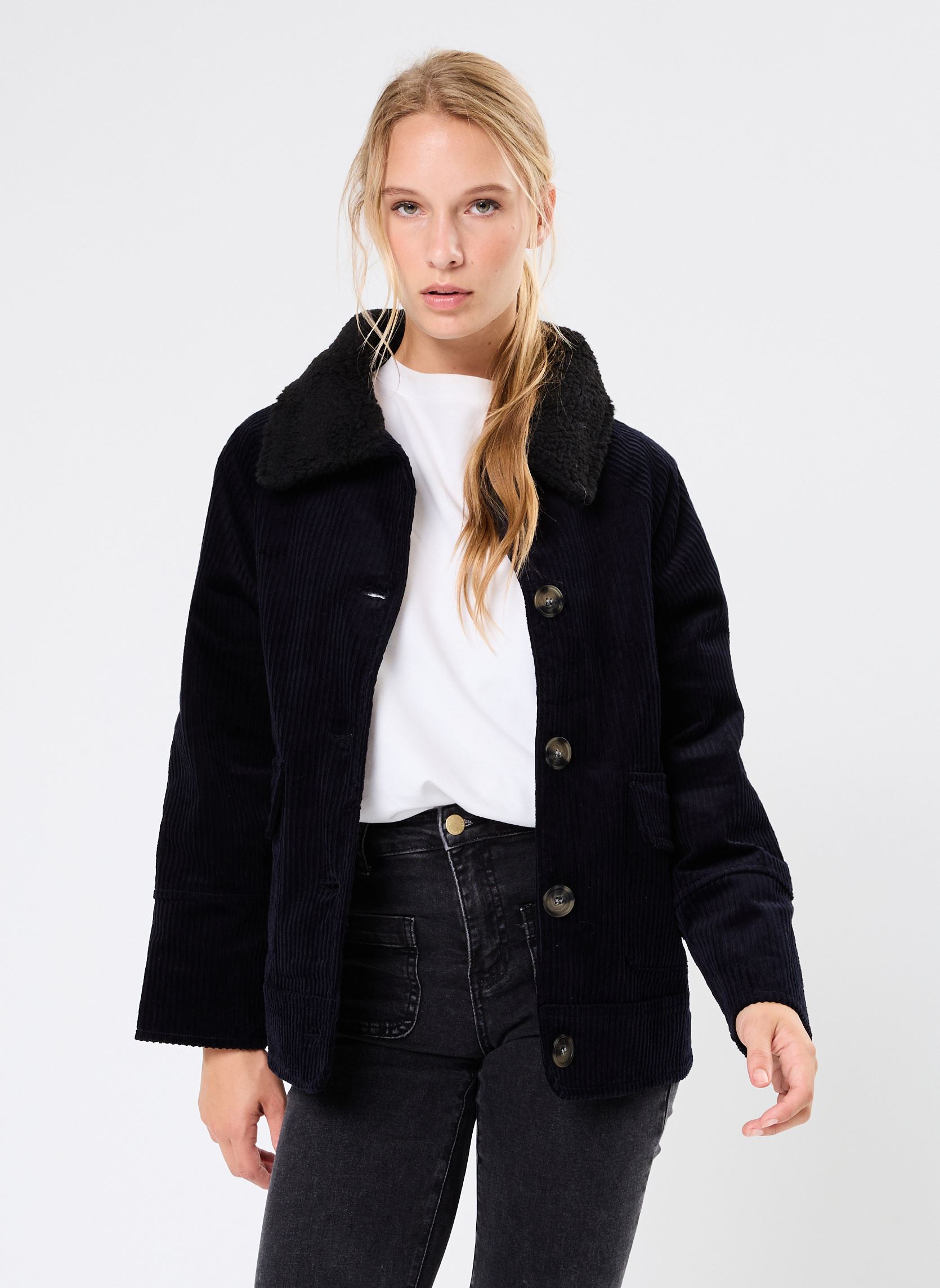 Manteaux Chenoa femme bleu ARTLOVE Manteaux Chenoa femme bleu Navy