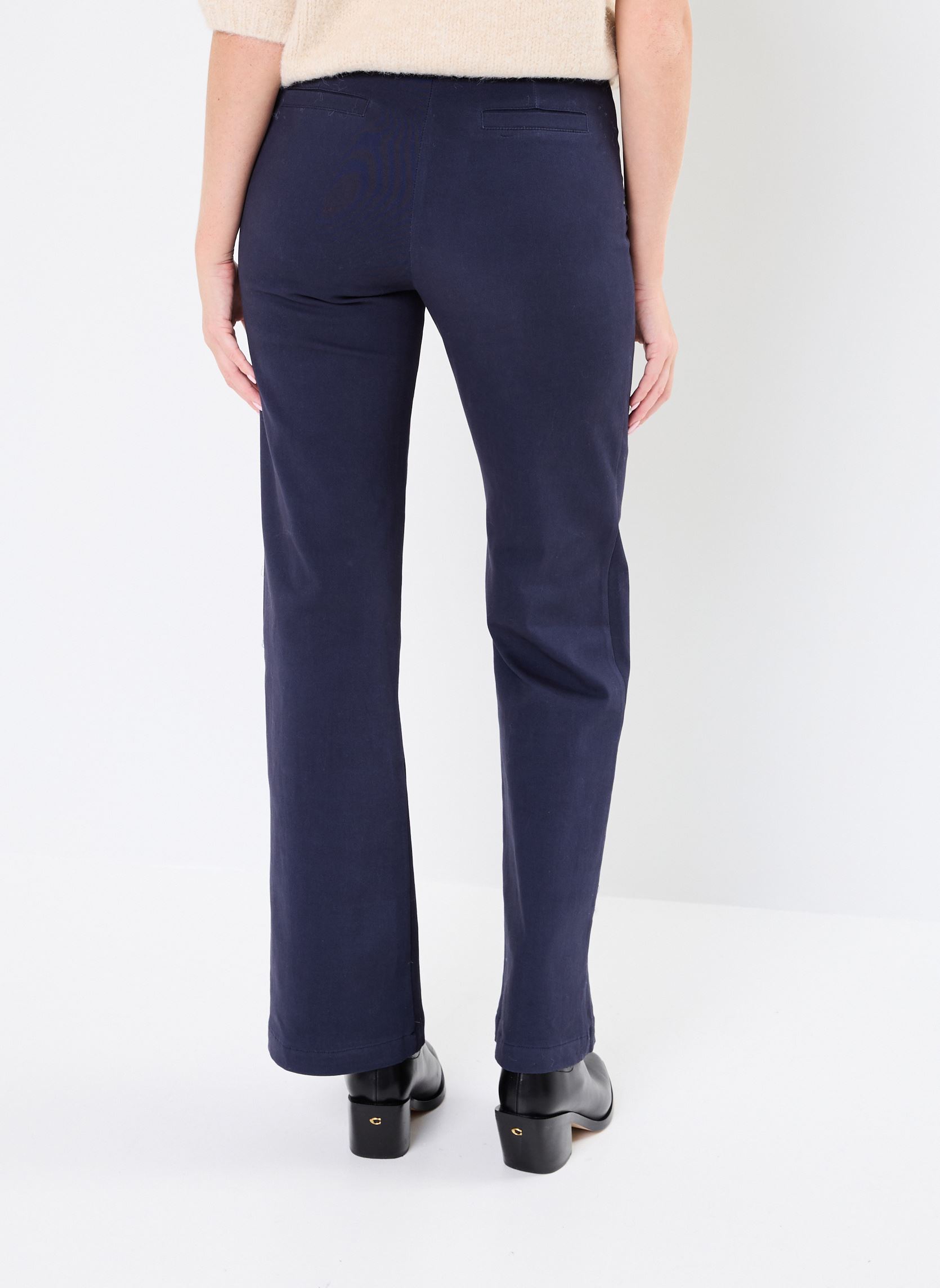 Pantalons droit Hada femme bleu ARTLOVE Pantalons droit Hada femme bleu Navy