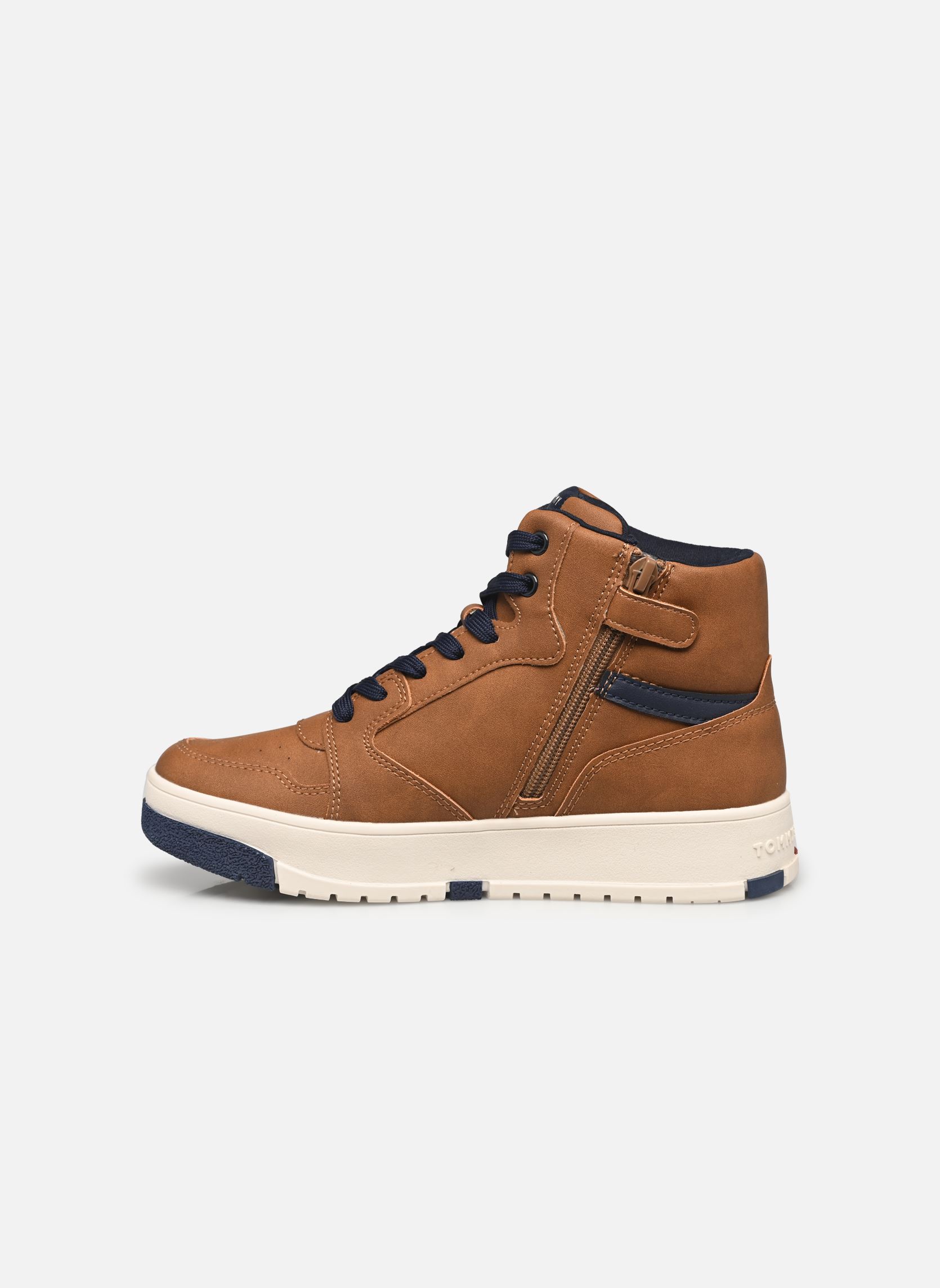 Knöchelhohe Sneaker Mid cutlace-up sneaker A jungen braun Tommy Hilfiger Knöchelhohe Sneaker Mid cutlace-up sneaker A jungen braun Tobacco