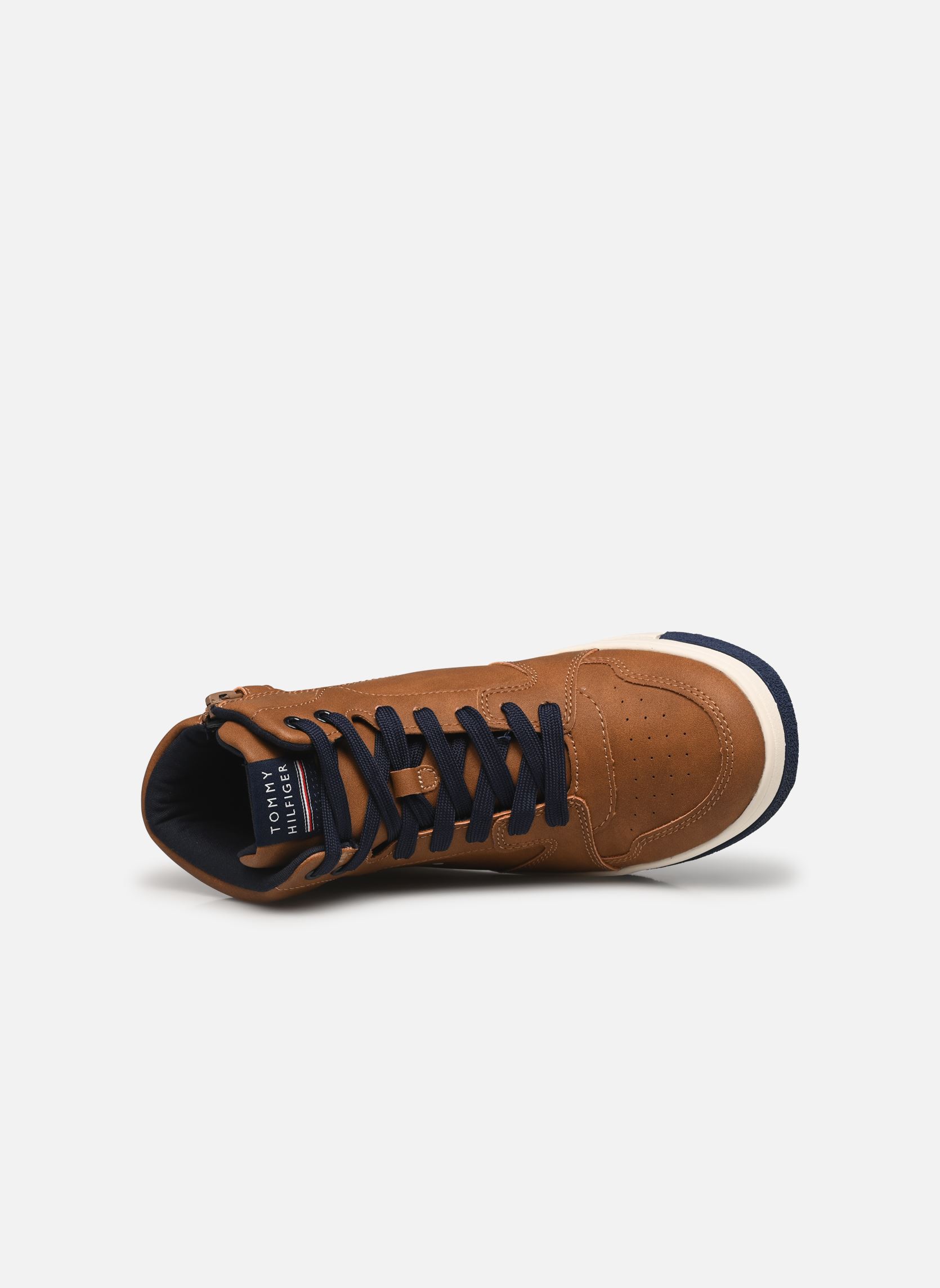 Knöchelhohe Sneaker Mid cutlace-up sneaker A jungen braun Tommy Hilfiger Knöchelhohe Sneaker Mid cutlace-up sneaker A jungen braun Tobacco