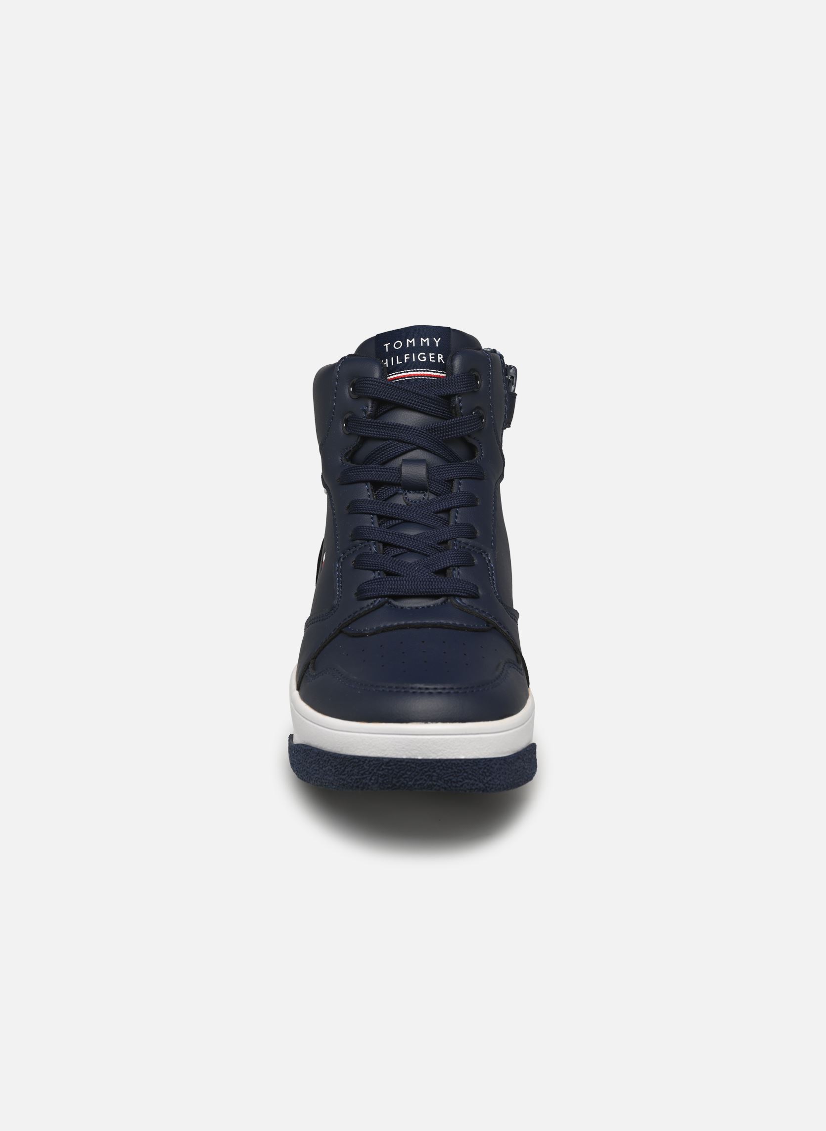 Knöchelhohe Sneaker Mid cutlace-up sneaker A jungen blau Tommy Hilfiger Knöchelhohe Sneaker Mid cutlace-up sneaker A jungen blau Blue