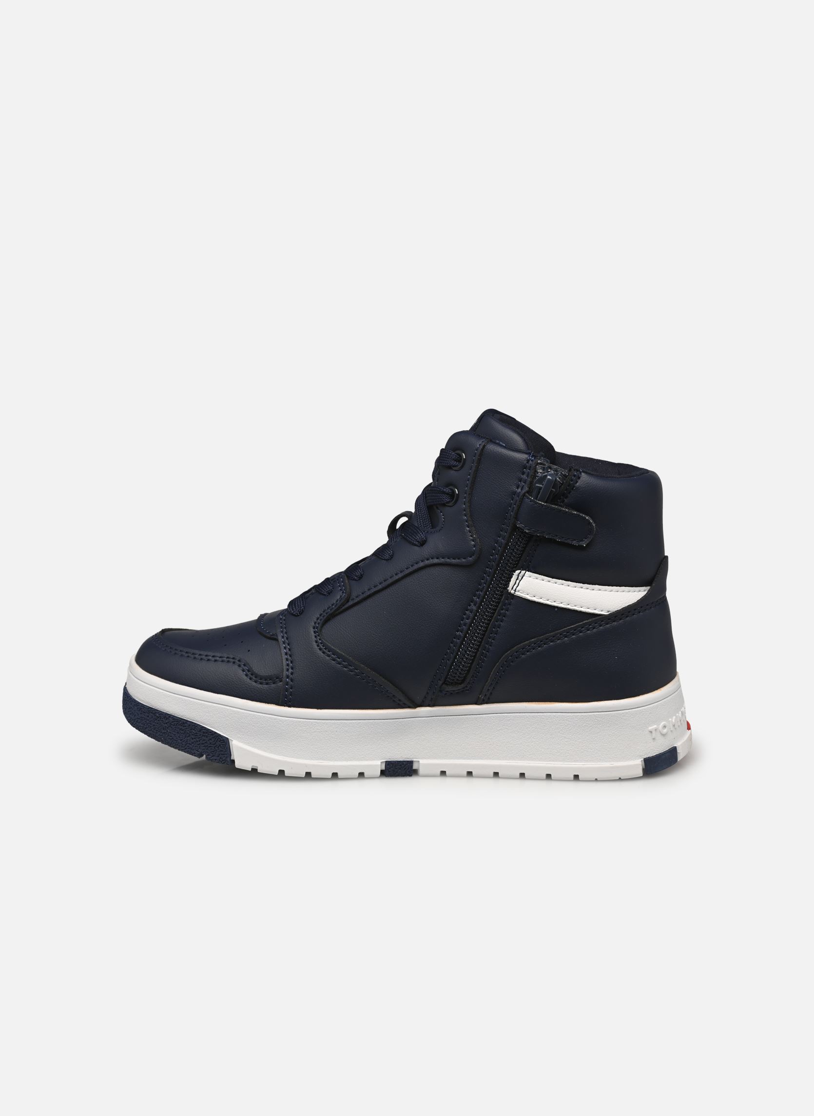 Knöchelhohe Sneaker Mid cutlace-up sneaker A jungen blau Tommy Hilfiger Knöchelhohe Sneaker Mid cutlace-up sneaker A jungen blau Blue