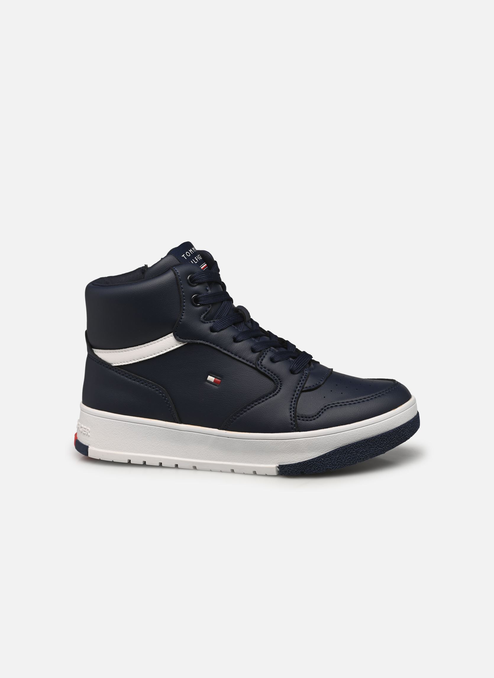 Knöchelhohe Sneaker Mid cutlace-up sneaker A jungen blau Tommy Hilfiger Knöchelhohe Sneaker Mid cutlace-up sneaker A jungen blau Blue
