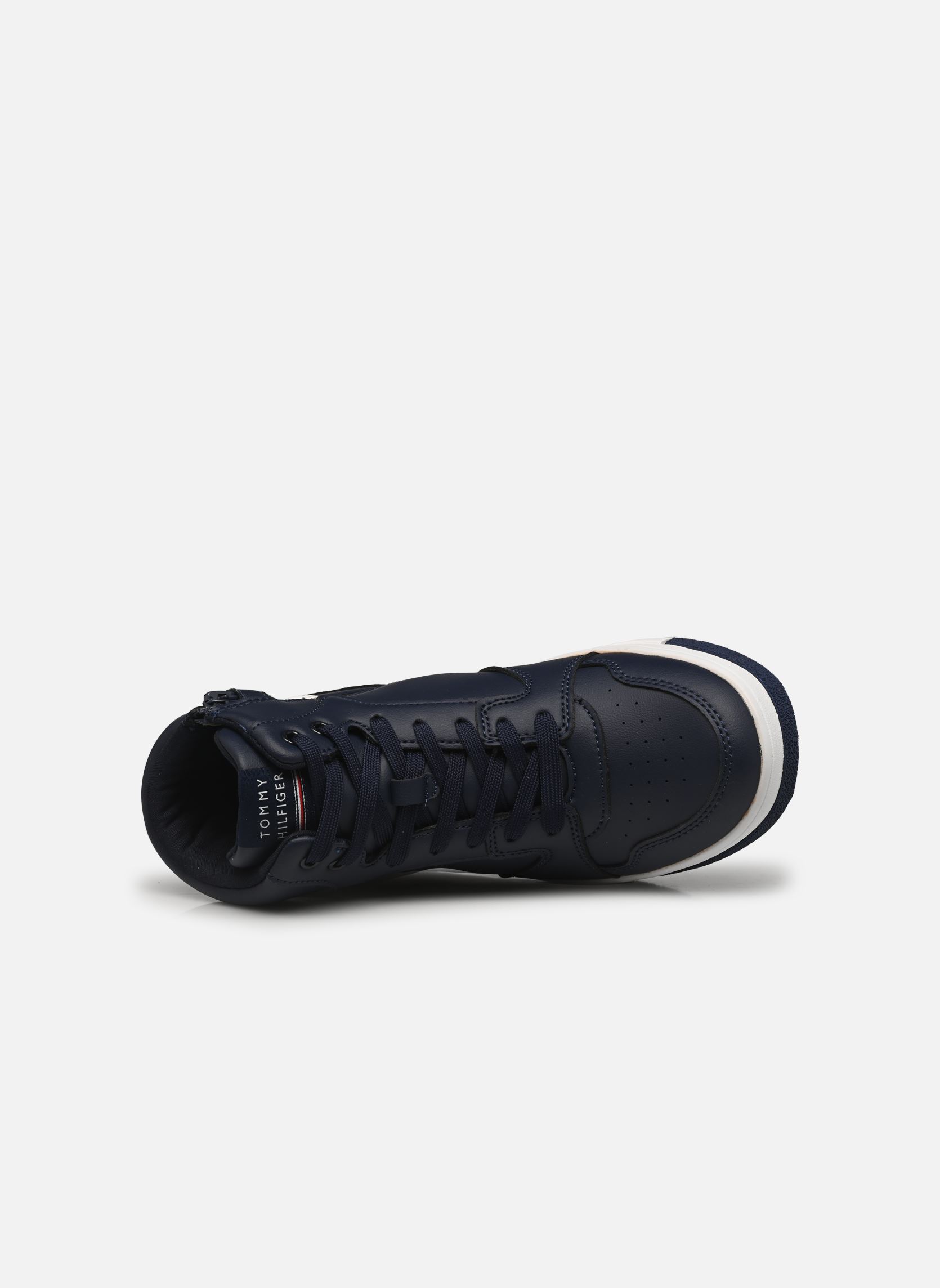 Knöchelhohe Sneaker Mid cutlace-up sneaker A jungen blau Tommy Hilfiger Knöchelhohe Sneaker Mid cutlace-up sneaker A jungen blau Blue