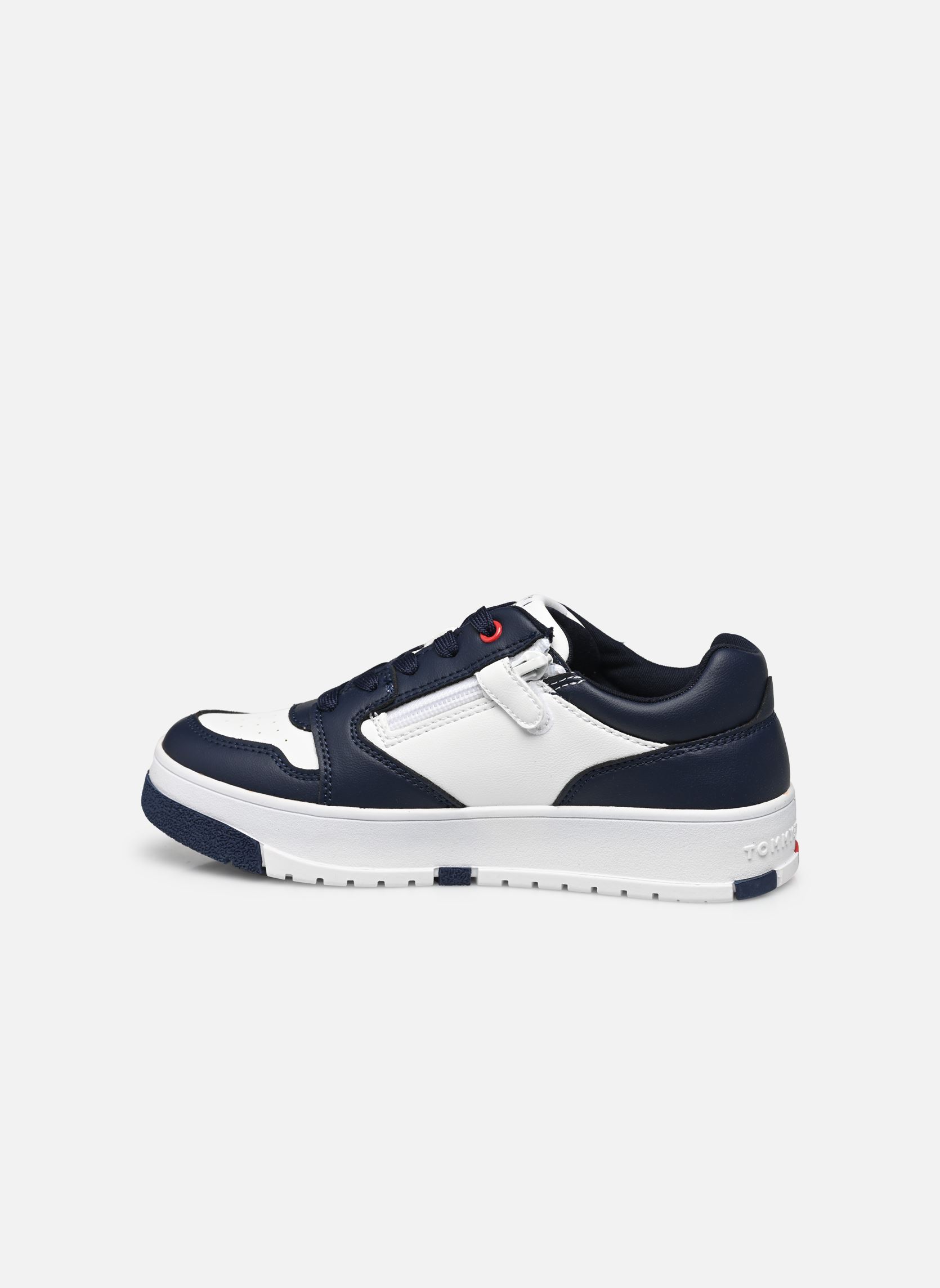 Niedrige Sneaker Low cut lace-up sneaker A jungen blau Tommy Hilfiger Niedrige Sneaker Low cut lace-up sneaker A jungen blau Blue/white