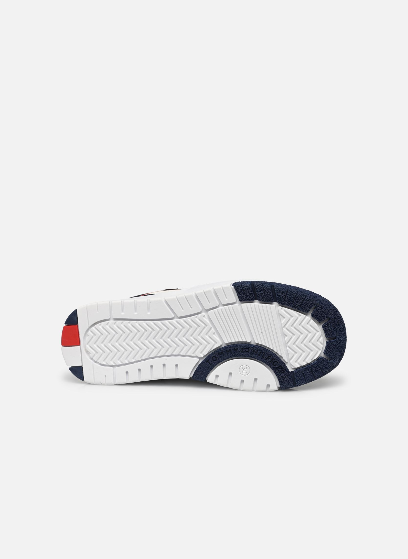 Niedrige Sneaker Low cut lace-up sneaker A jungen blau Tommy Hilfiger Niedrige Sneaker Low cut lace-up sneaker A jungen blau Blue/white