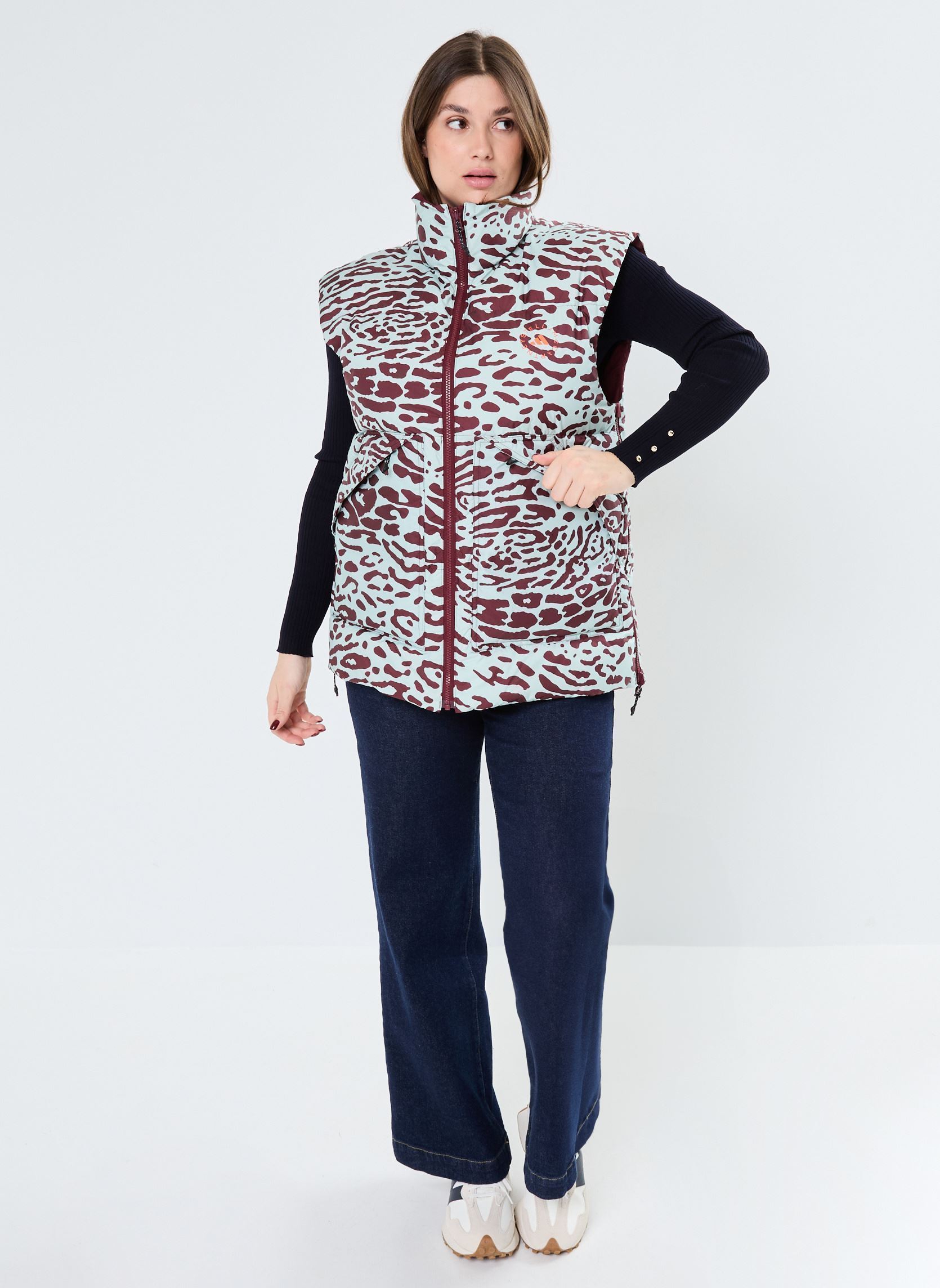 Vestes sans manches Asmc Pf Gilet R femme rouge adidas by Stella McCartney Vestes sans manches Asmc Pf Gilet R femme rouge VERVAP/ROUOMB