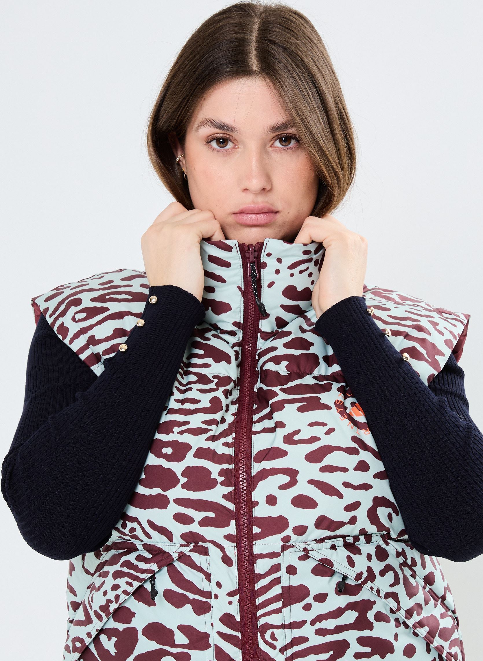 Vestes sans manches Asmc Pf Gilet R femme rouge adidas by Stella McCartney Vestes sans manches Asmc Pf Gilet R femme rouge VERVAP/ROUOMB