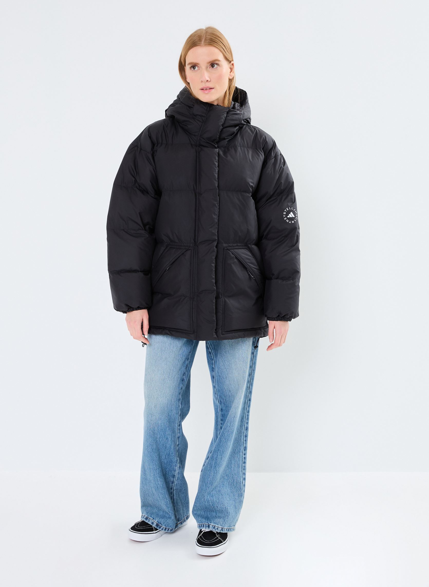 Daunenjacken Asmc Pf Jkt Rv damen schwarz adidas by Stella McCartney Daunenjacken Asmc Pf Jkt Rv damen schwarz NOIR