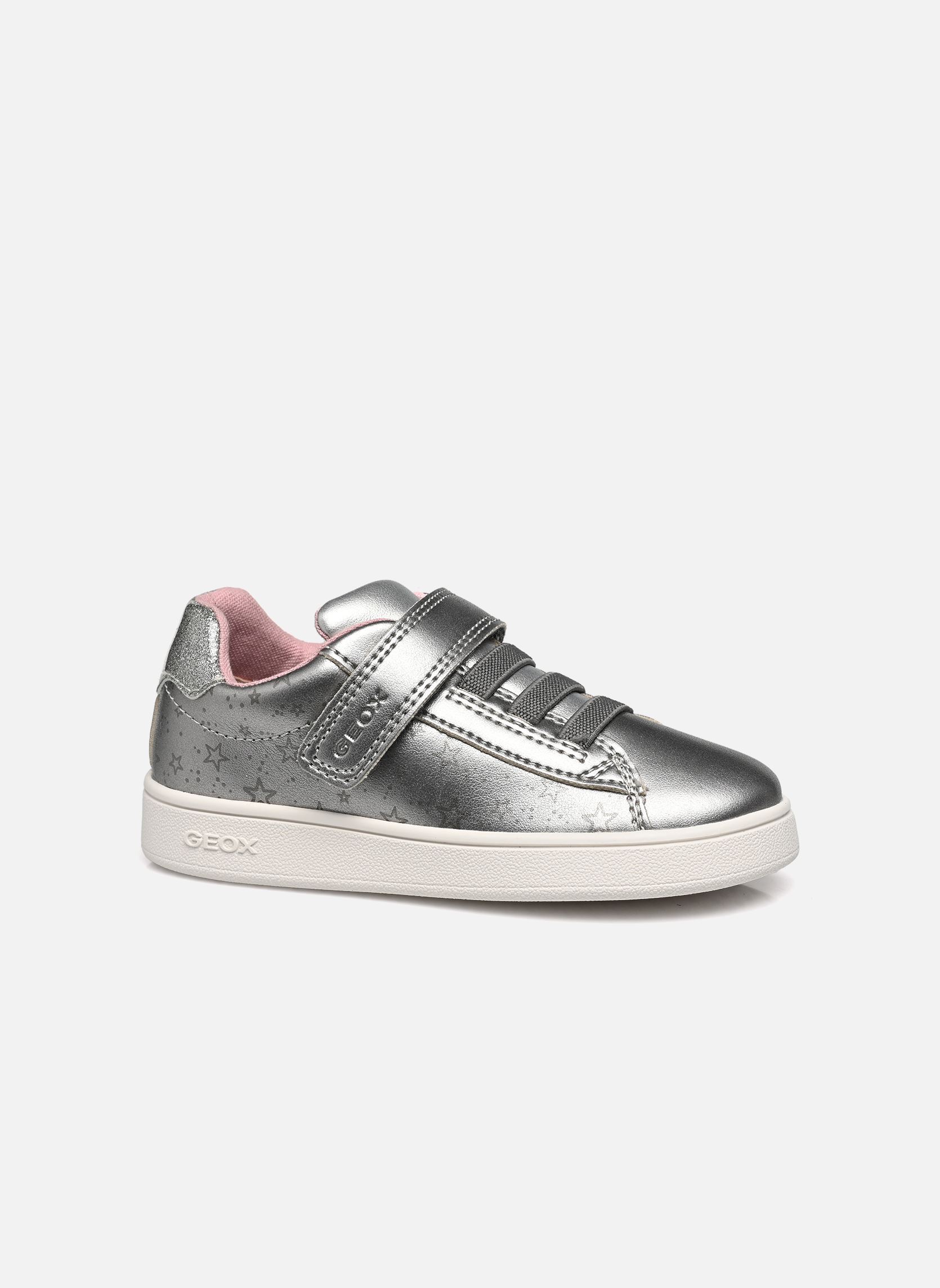 Niedrige Sneaker B Eclyper Girl mädchen silber Geox Niedrige Sneaker B Eclyper Girl mädchen silber Argent Foncé