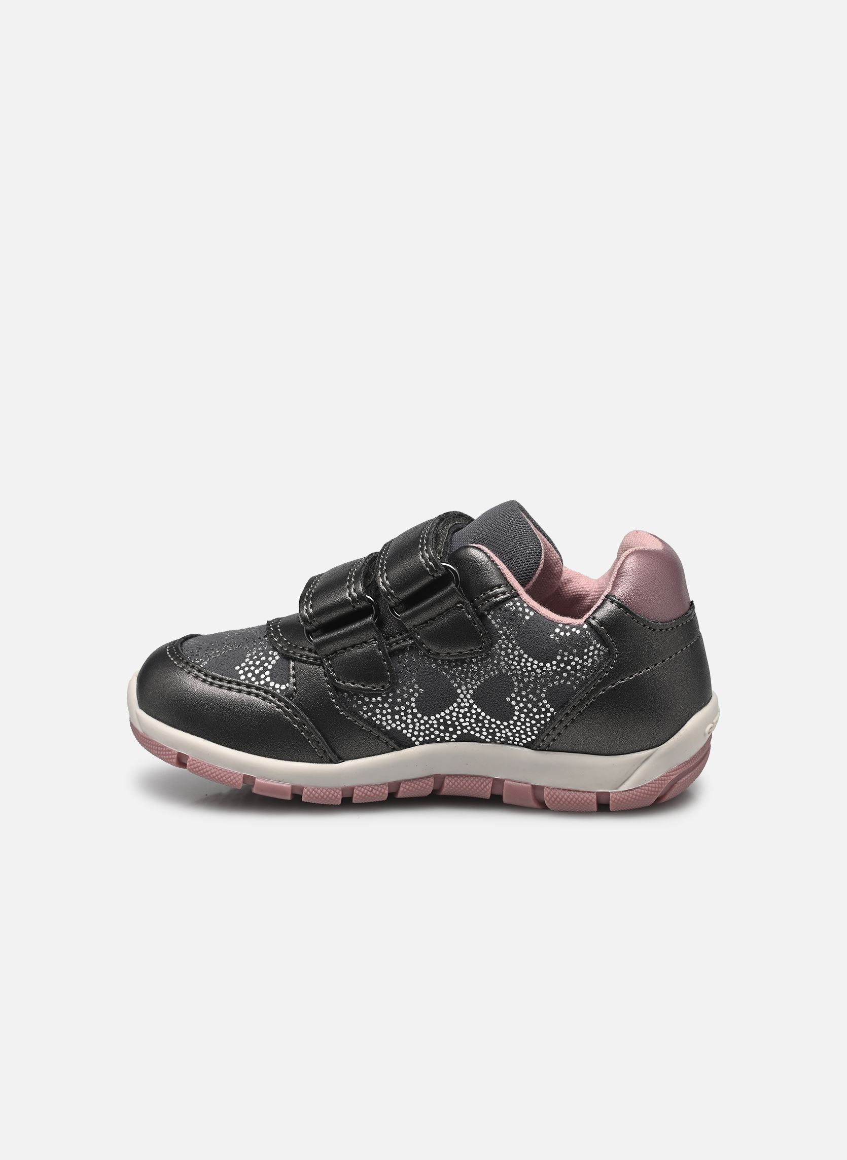 Baskets basses B Heira Girl fille gris Geox Baskets basses B Heira Girl fille gris Dk Grey/Dk Pink
