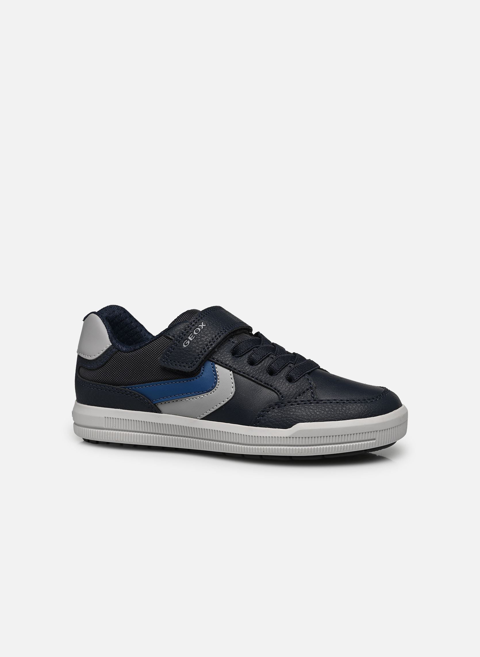Geox J Arzach Boy A, Sneakers Bambini e ragazzi, Blu/Grigio (Navy/Grey), 24 EU