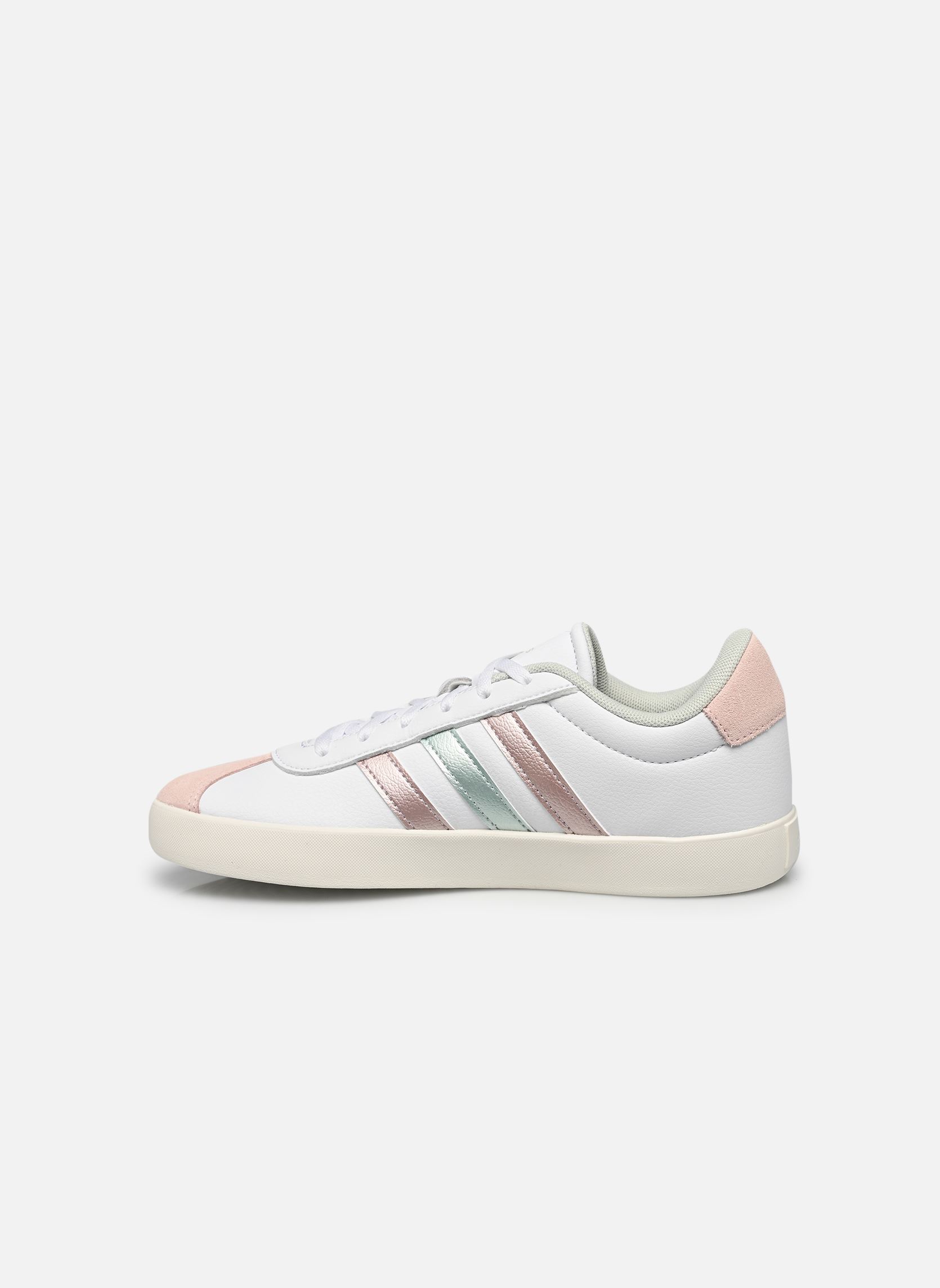 Sneaker Vl Court 3.0 J mädchen weiß adidas sportswear Sneaker Vl Court 3.0 J mädchen weiß FTWBLA/VERLIM/ROSAMÉ