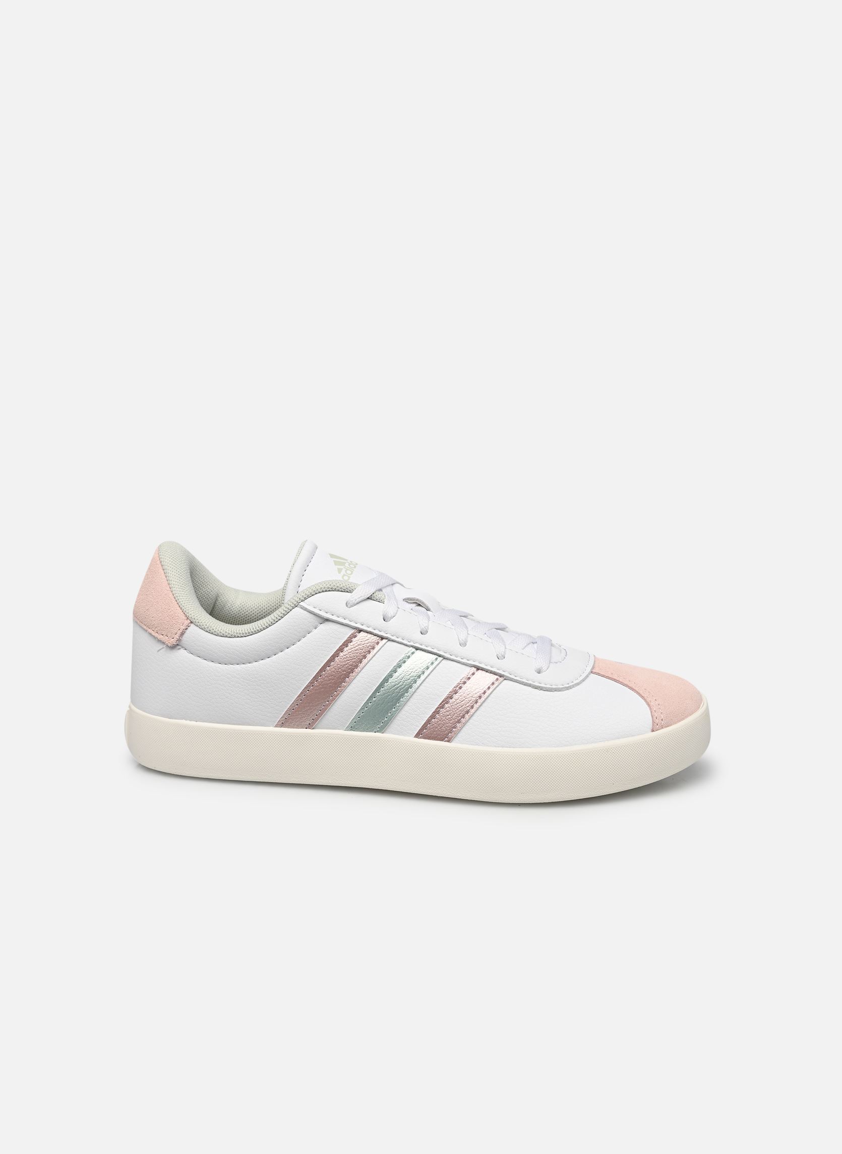 Sneaker Vl Court 3.0 J mädchen weiß adidas sportswear Sneaker Vl Court 3.0 J mädchen weiß FTWBLA/VERLIM/ROSAMÉ